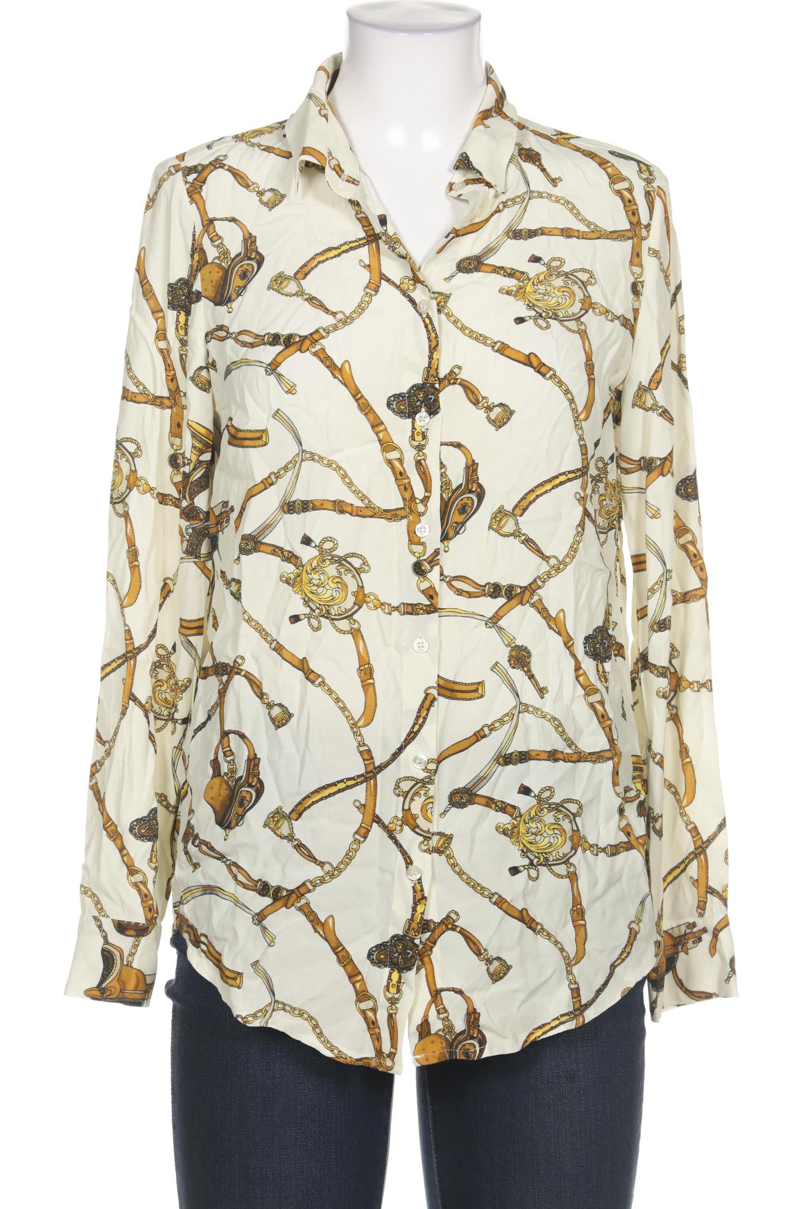 

Oui Damen Bluse, beige, Gr. 38