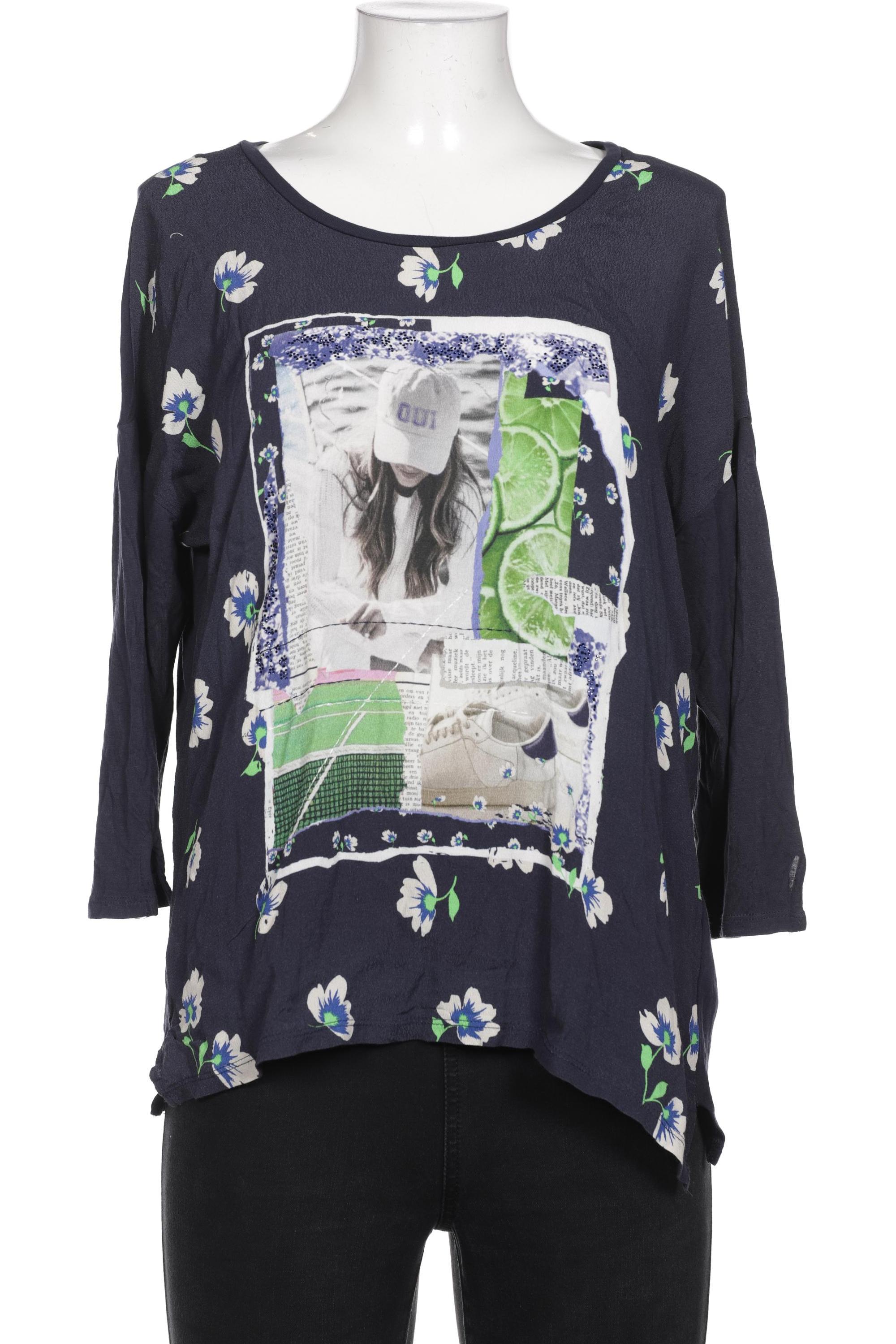 

Oui Damen Bluse, marineblau, Gr. 40