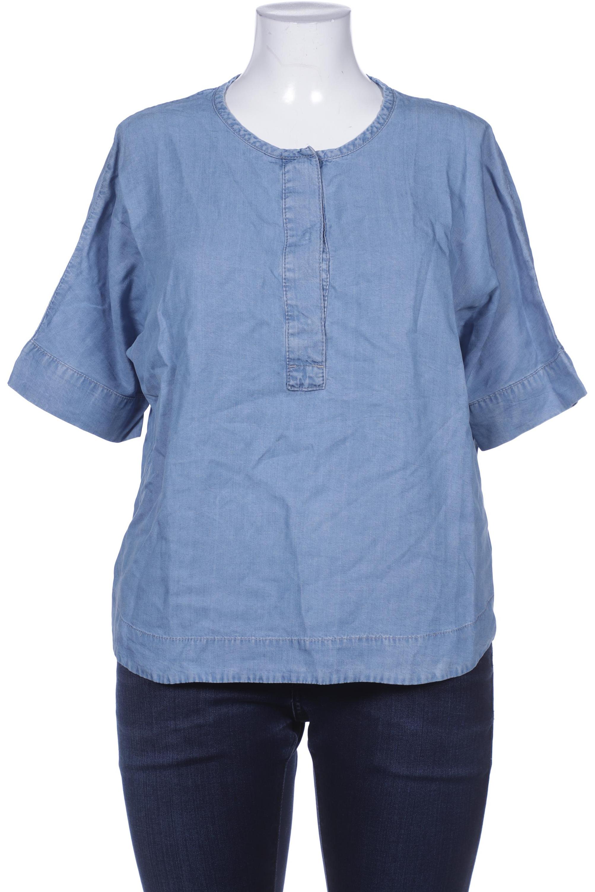 

Oui Damen Bluse, hellblau, Gr. 48