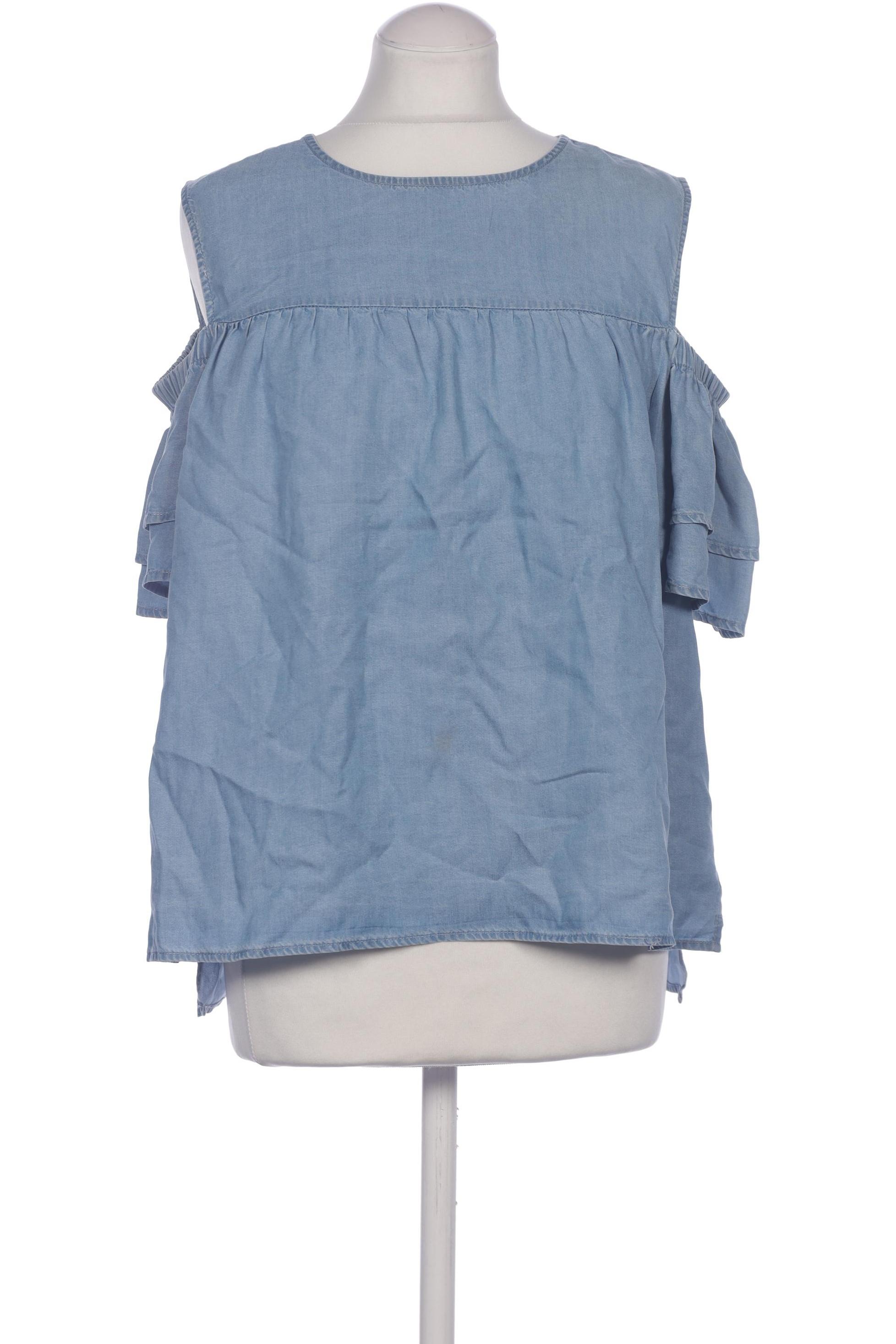 

Oui Damen Bluse, hellblau, Gr. 38