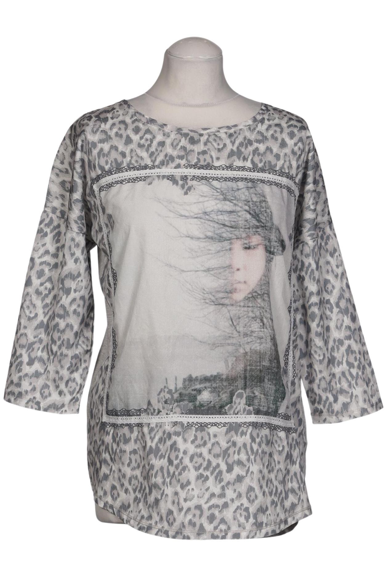 

Oui Damen Bluse, grau, Gr. 38