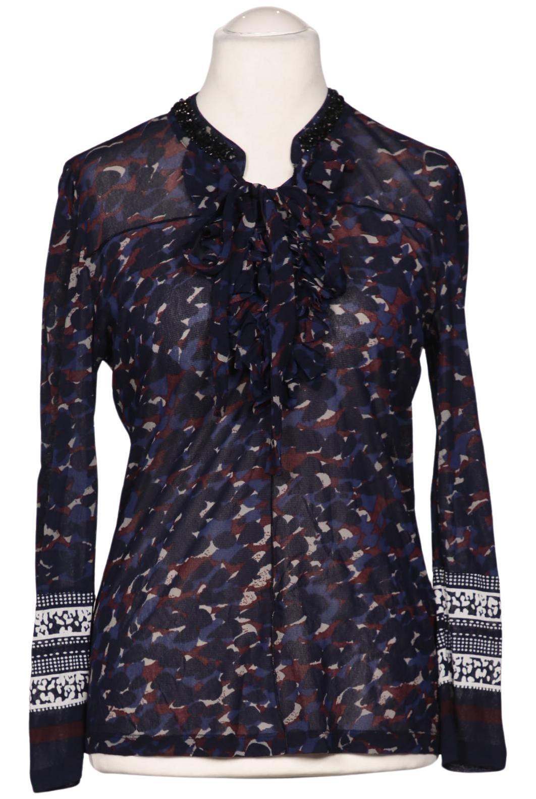 

Oui Damen Bluse, marineblau, Gr. 42