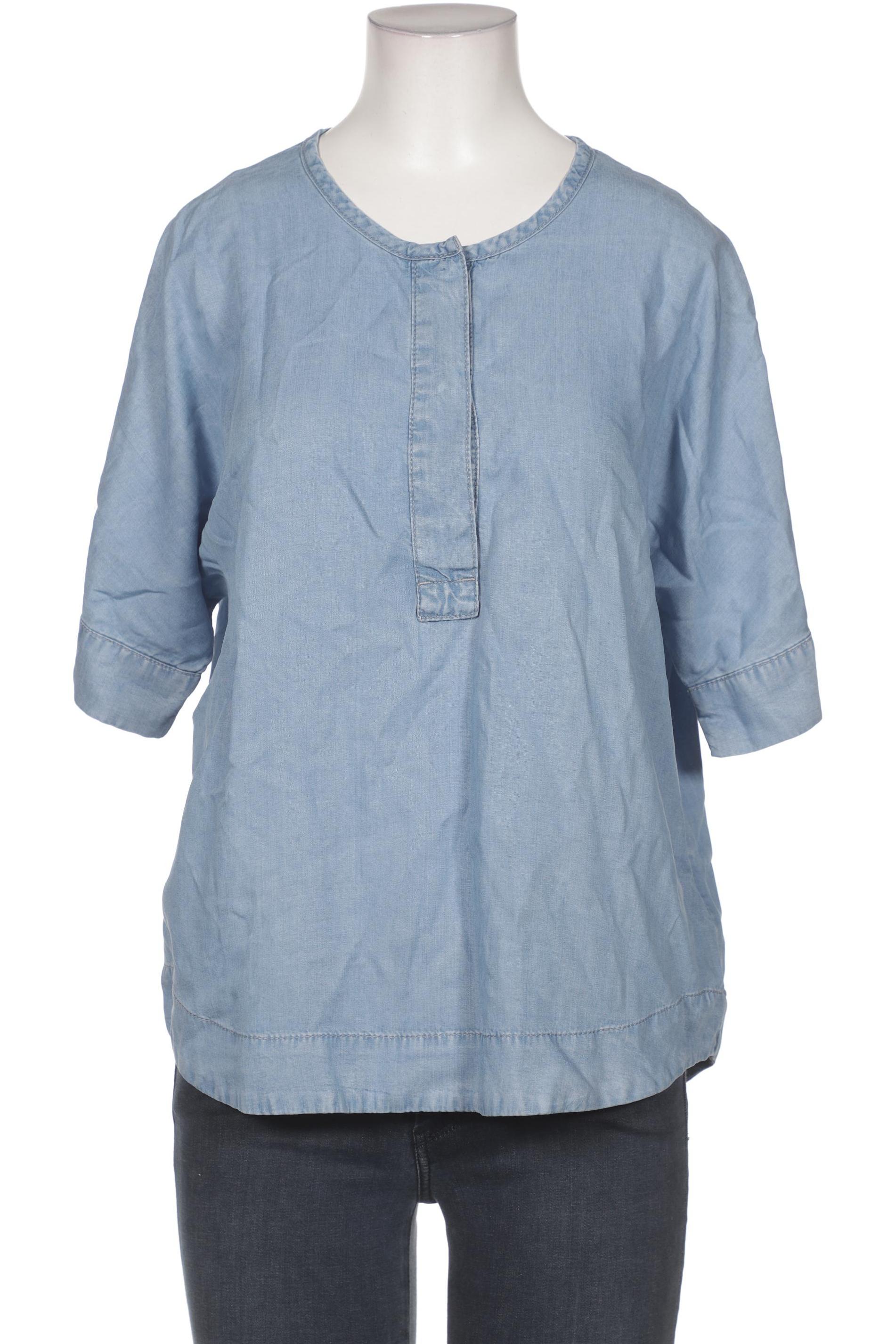 

Oui Damen Bluse, blau, Gr. 36