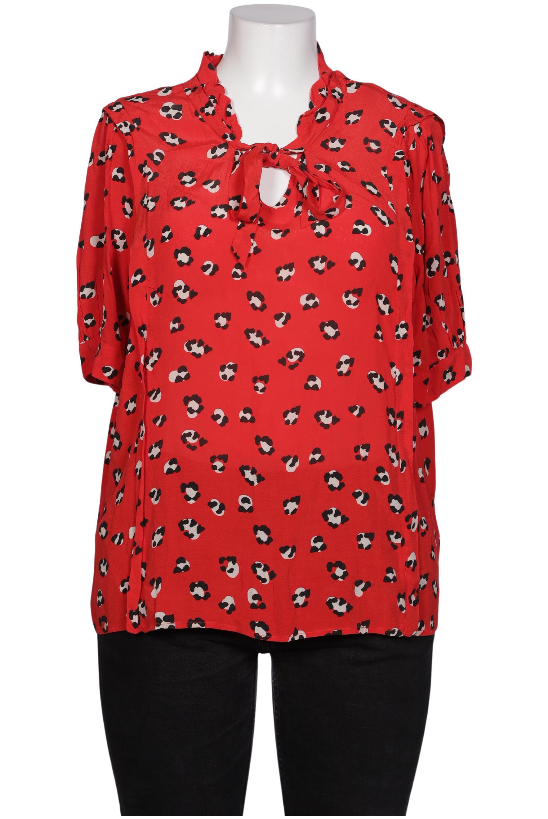 

Oui Damen Bluse, rot, Gr. 46
