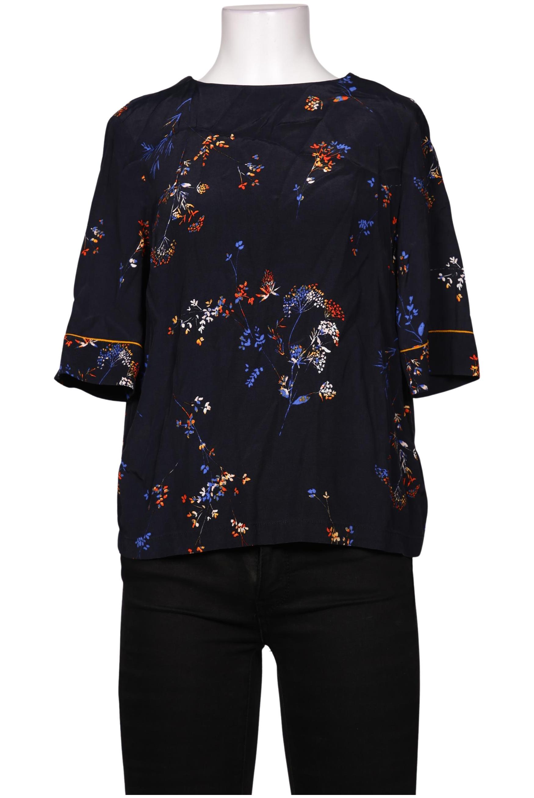 

Oui Damen Bluse, marineblau, Gr. 36