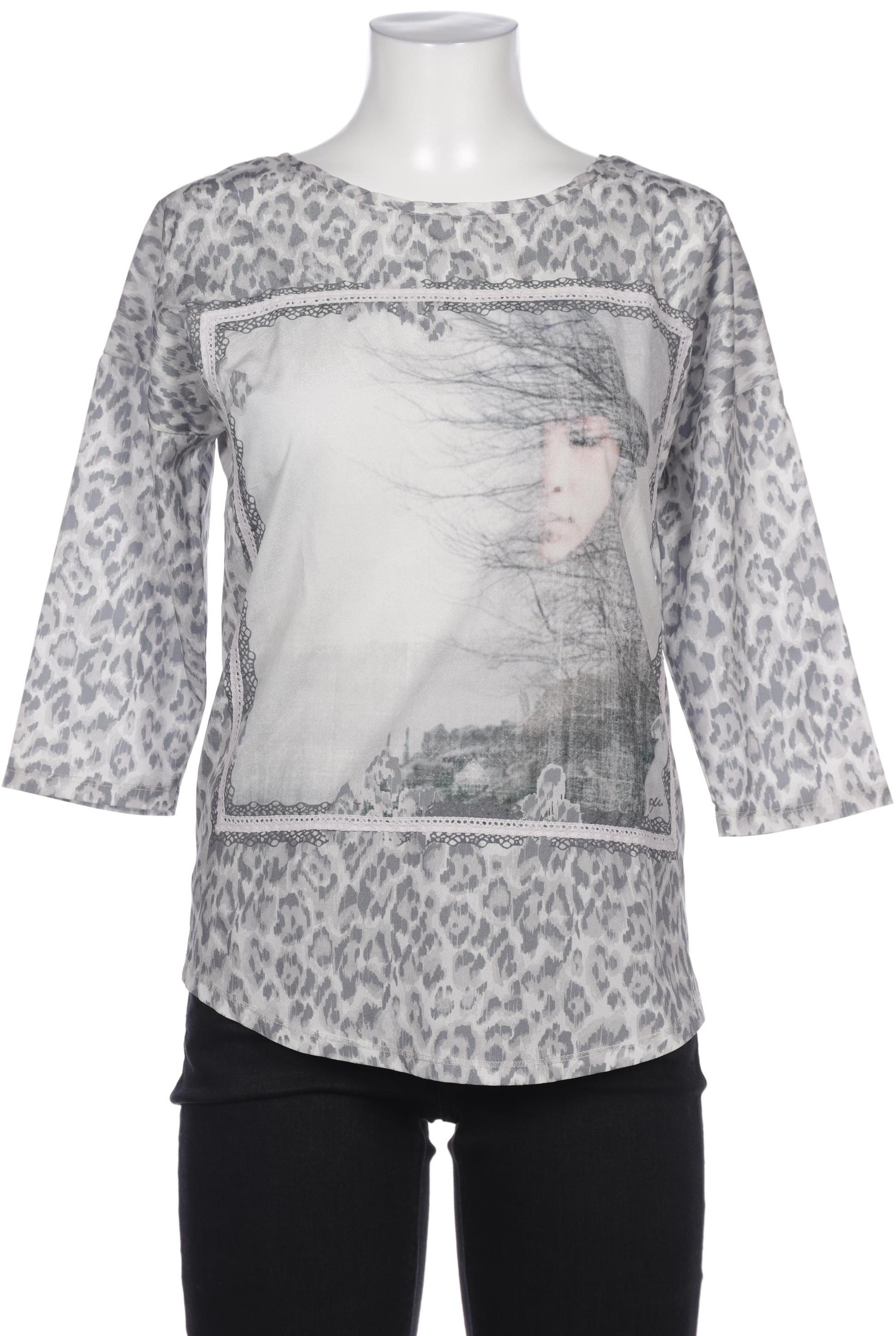 

Oui Damen Bluse, grau