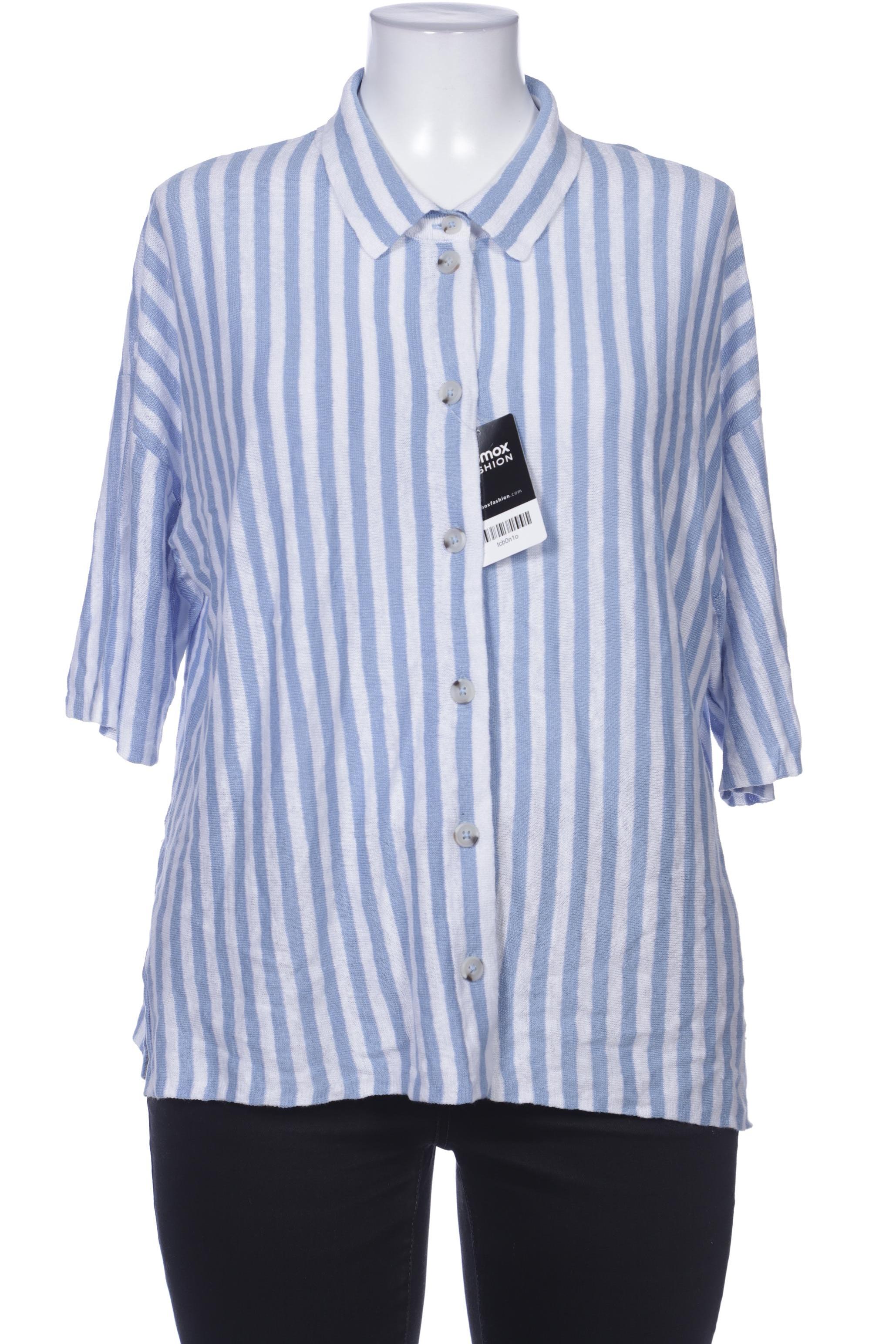 

Oui Damen Bluse, blau, Gr. 46