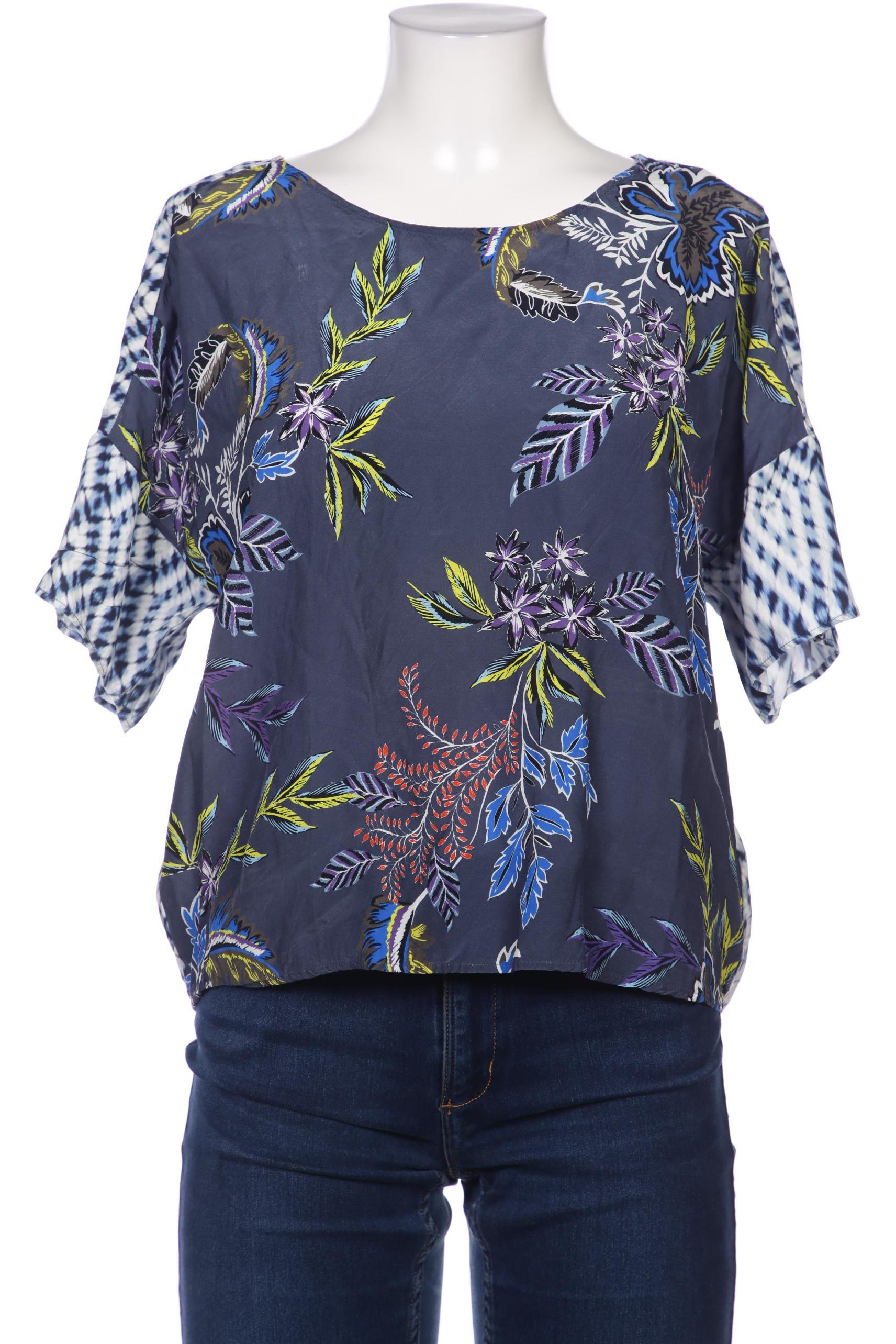 

Oui Damen Bluse, blau, Gr. 40