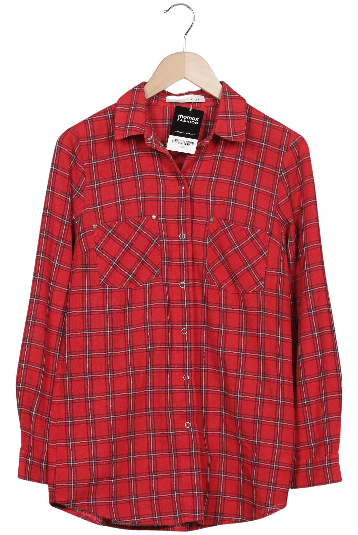 

Oui Damen Bluse, rot, Gr. 36