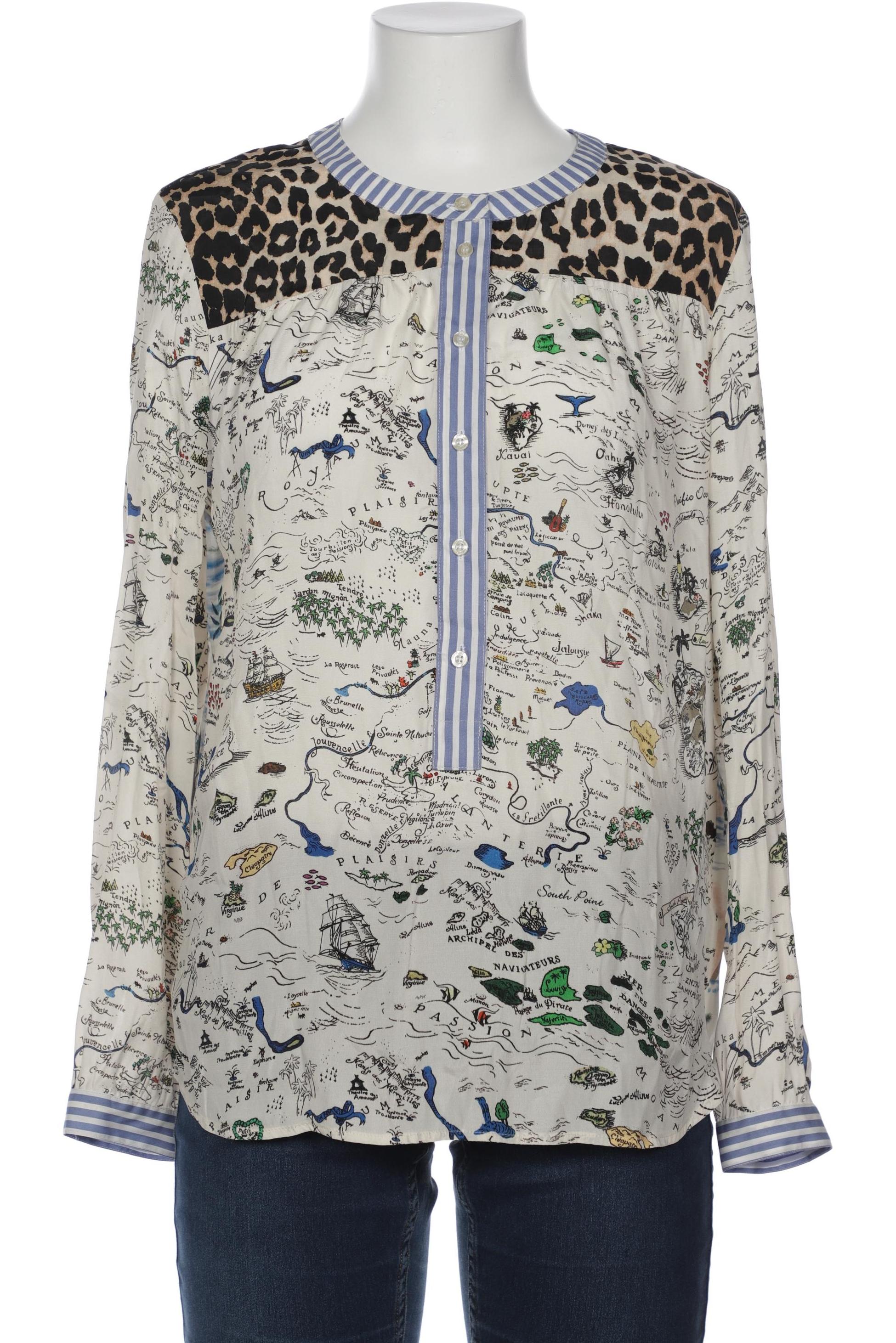

Oui Damen Bluse, beige, Gr. 38