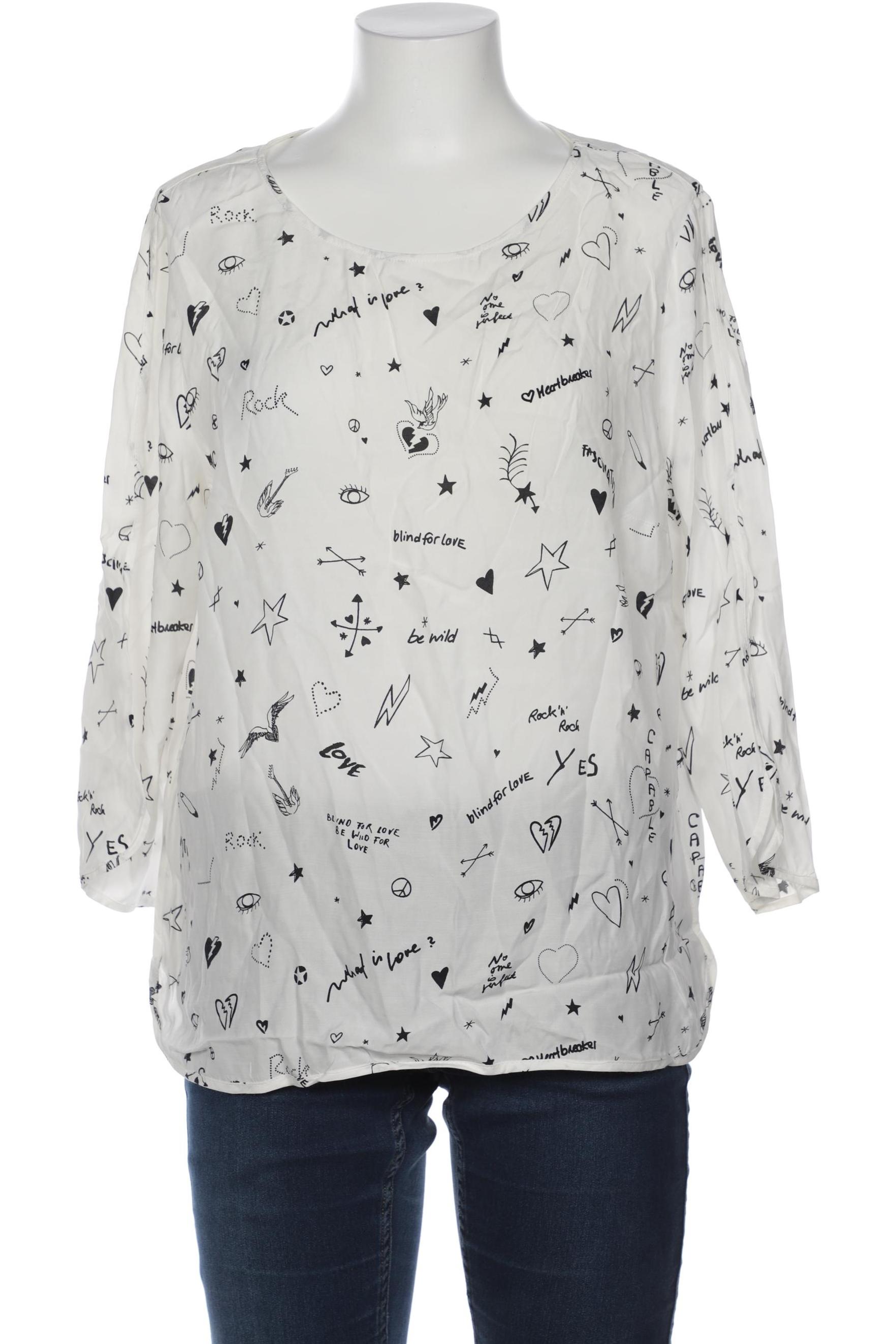 

Oui Damen Bluse, weiß, Gr. 44