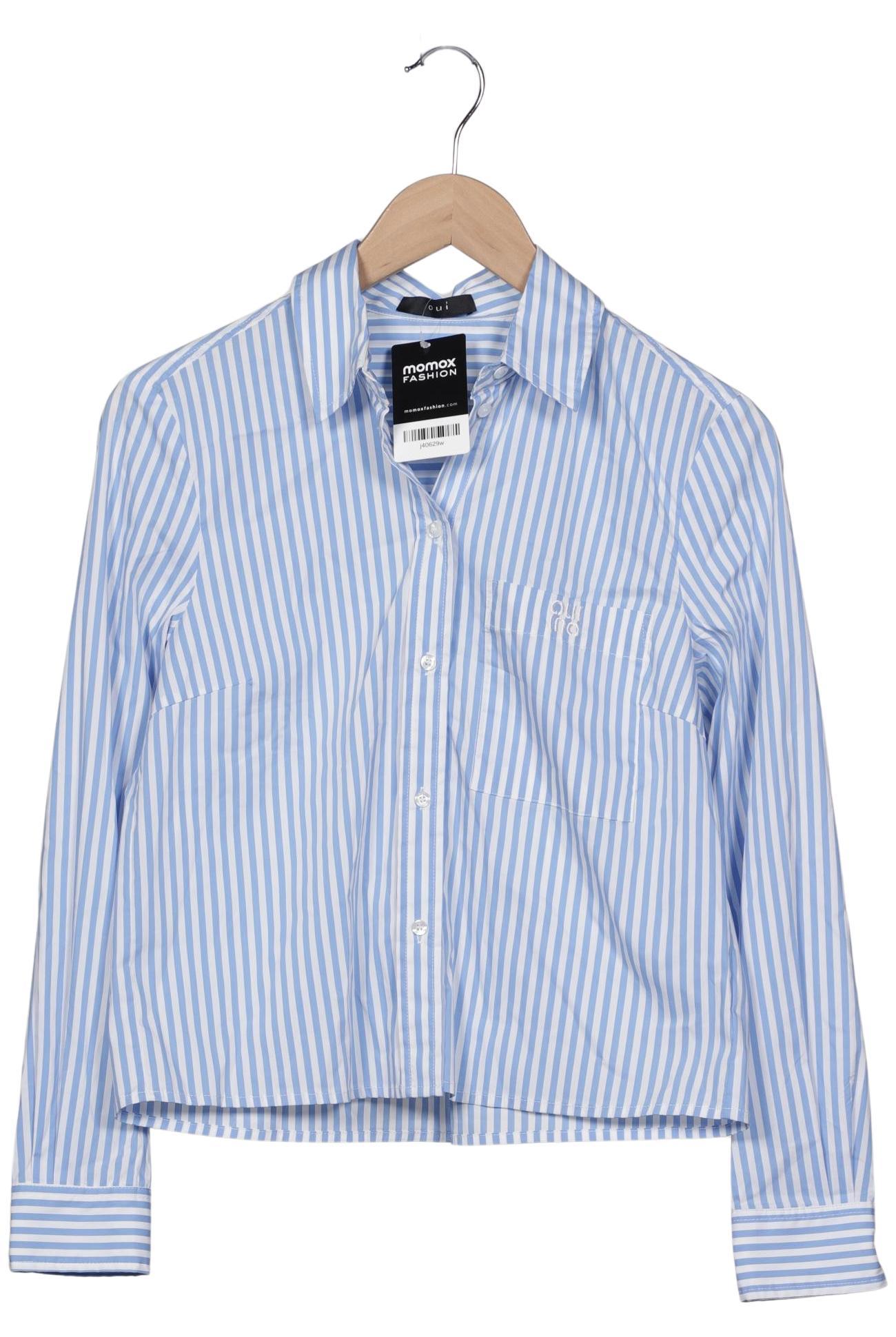 

Oui Damen Bluse, blau, Gr. 34