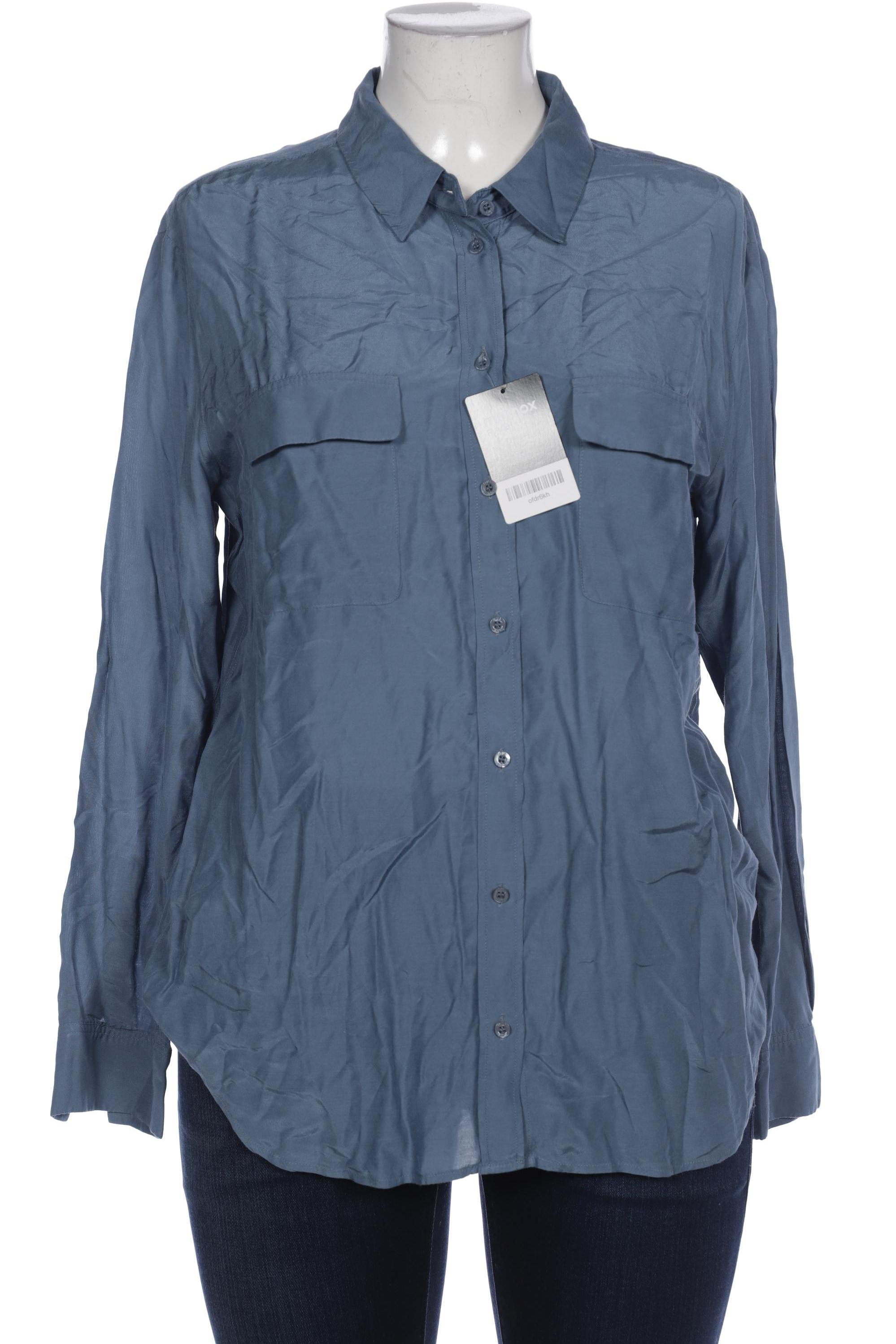

Oui Damen Bluse, blau, Gr. 42