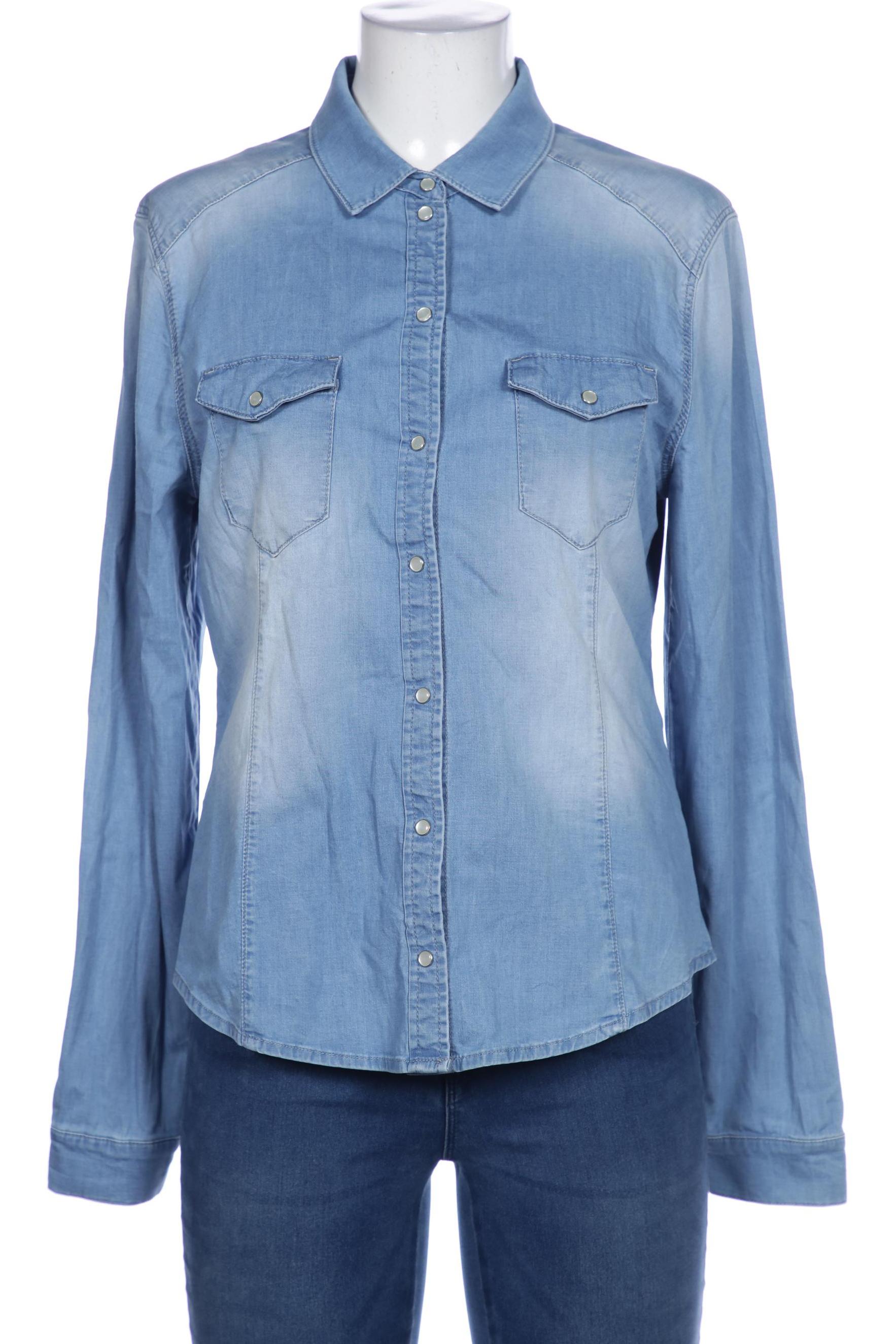 

Oui Damen Bluse, blau