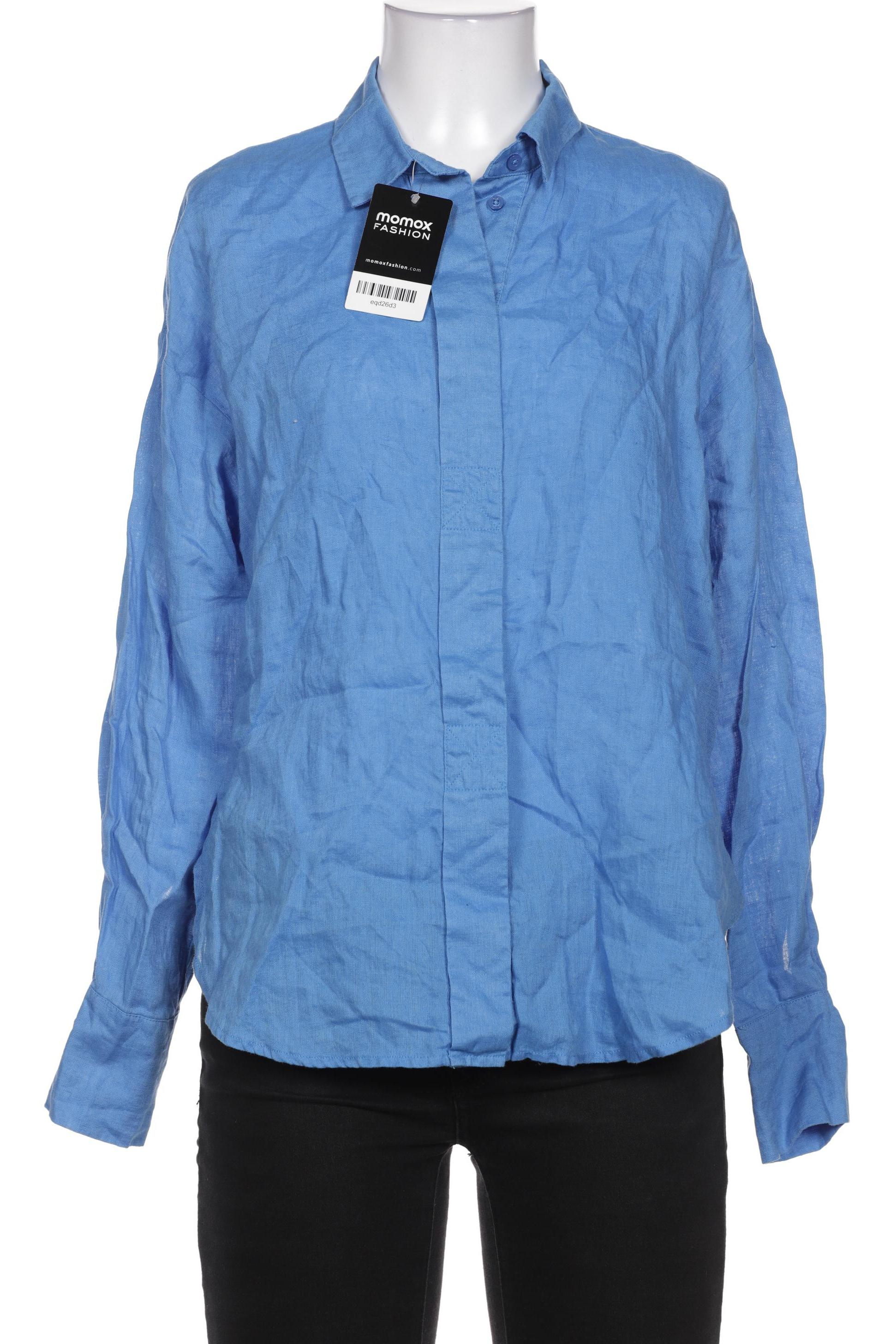 

Oui Damen Bluse, blau, Gr. 34