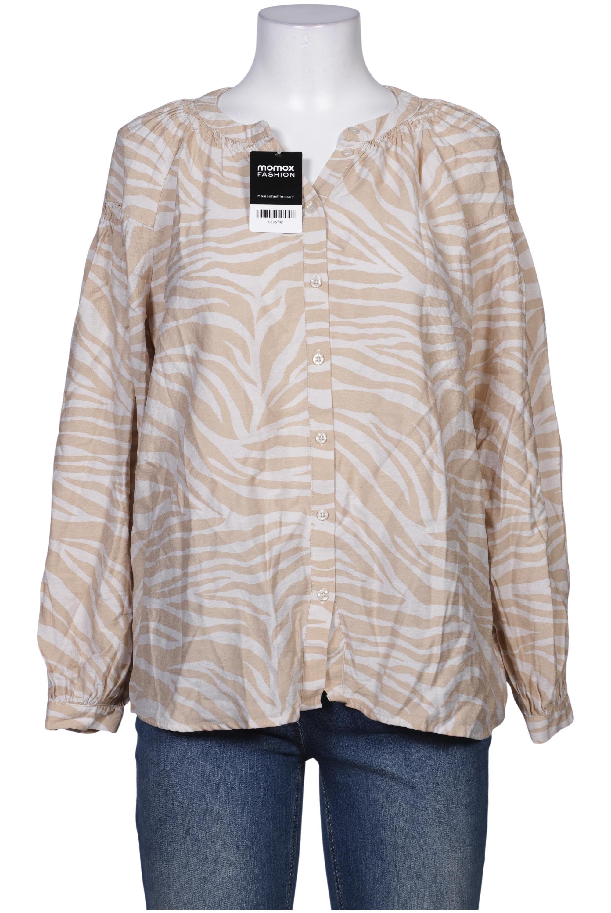 

Oui Damen Bluse, beige, Gr. 38