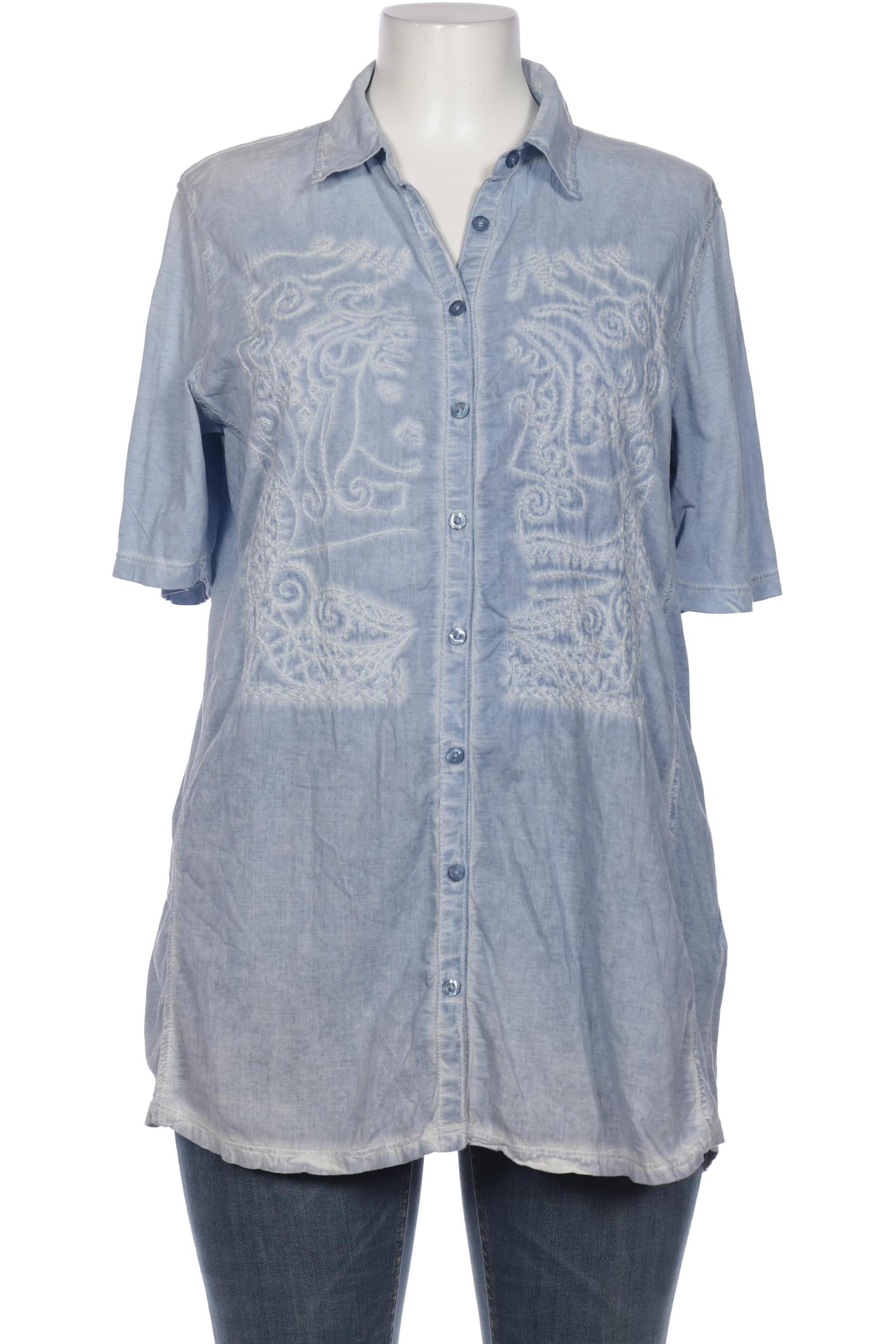 

Oui Damen Bluse, hellblau, Gr. 44