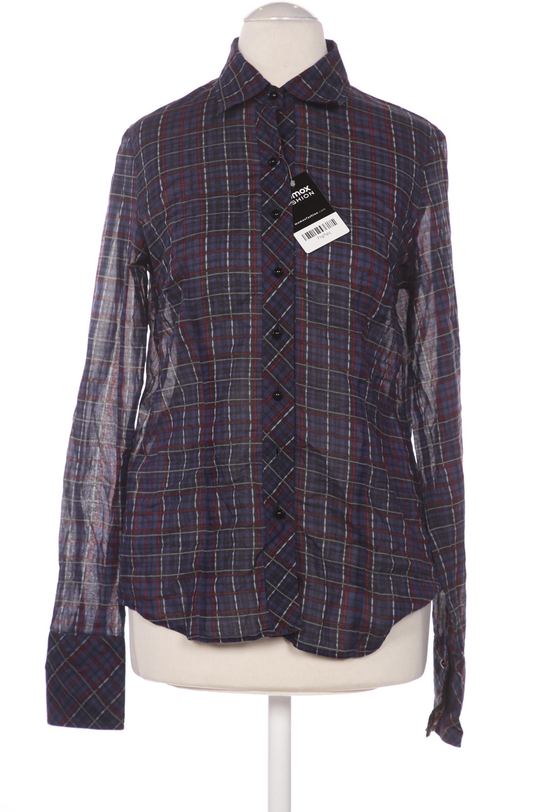 

Oui Damen Bluse, blau, Gr. 34