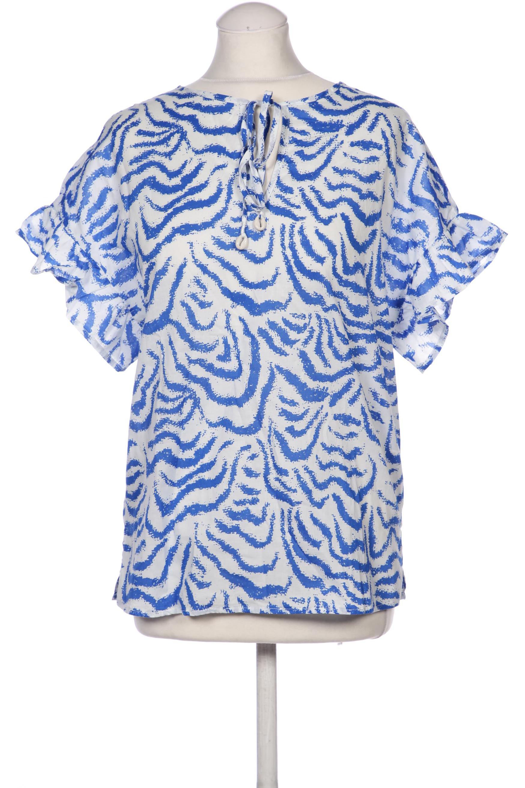 

Oui Damen Bluse, blau, Gr. 38