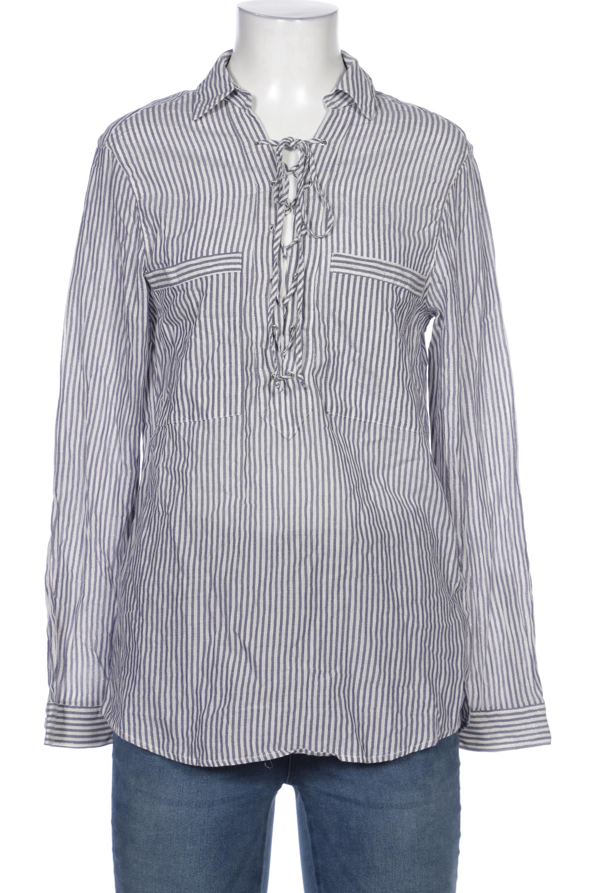 

Oui Damen Bluse, blau, Gr. 34