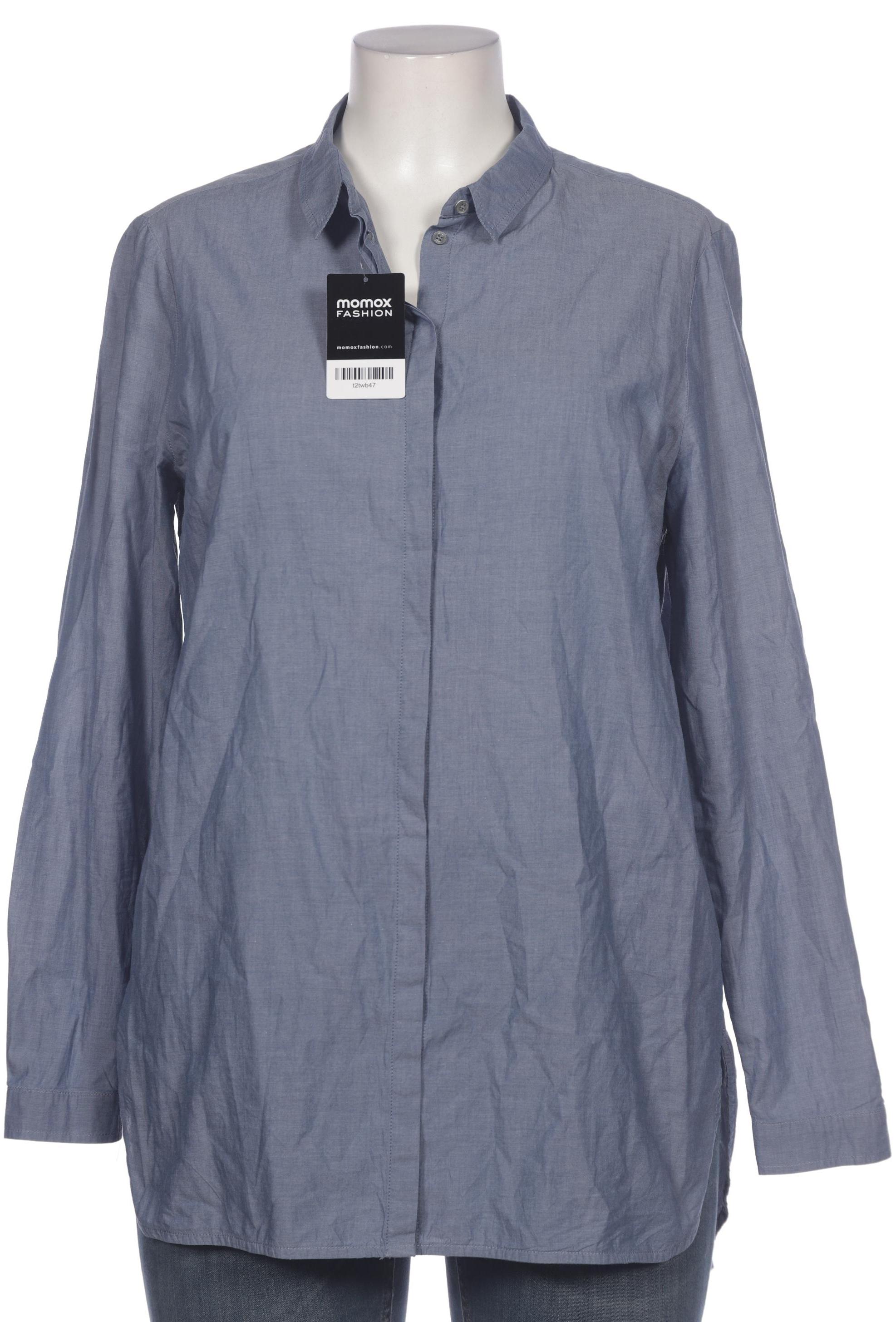 

Oui Damen Bluse, blau, Gr. 46