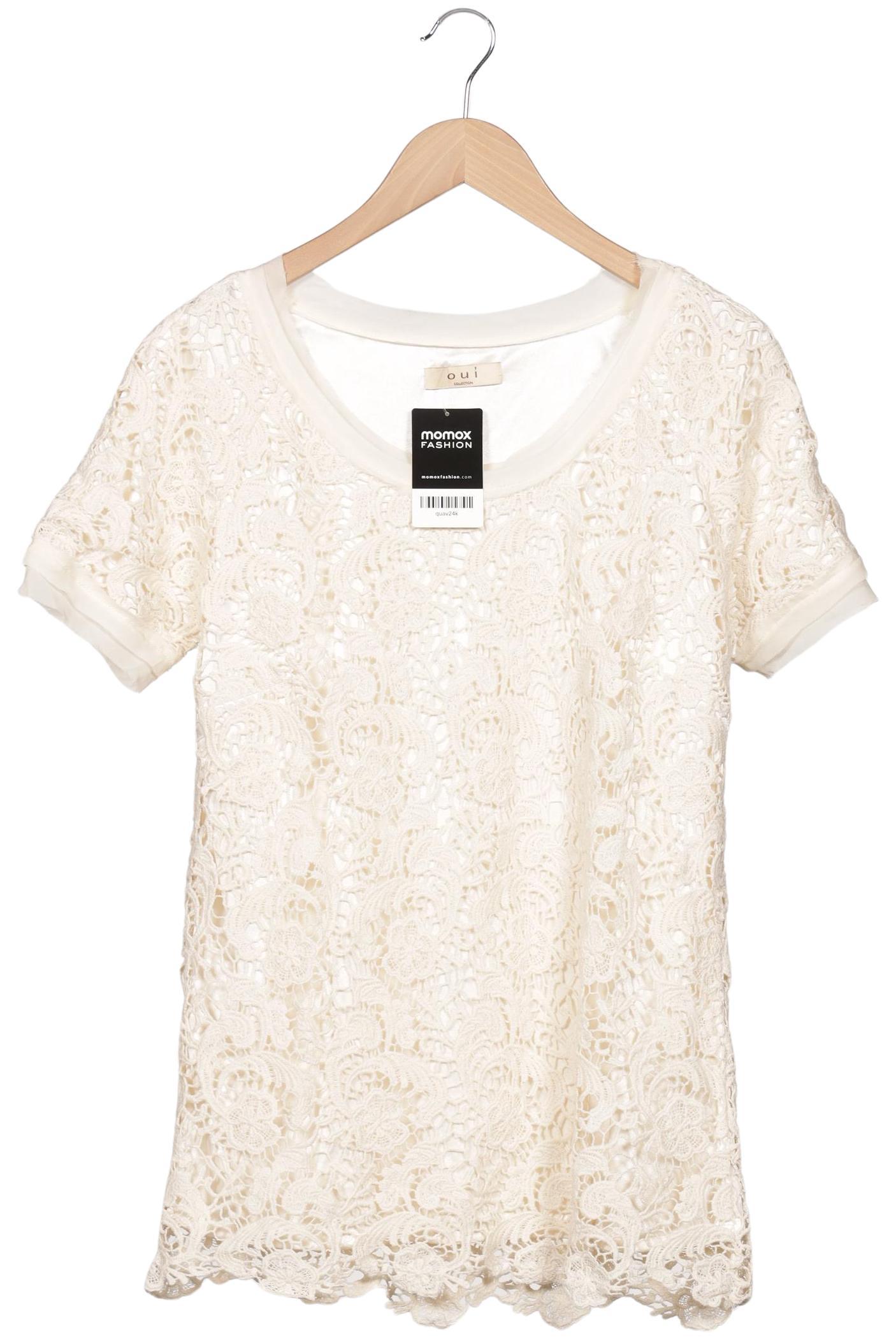 

Oui Damen Bluse, cremeweiß, Gr. 40