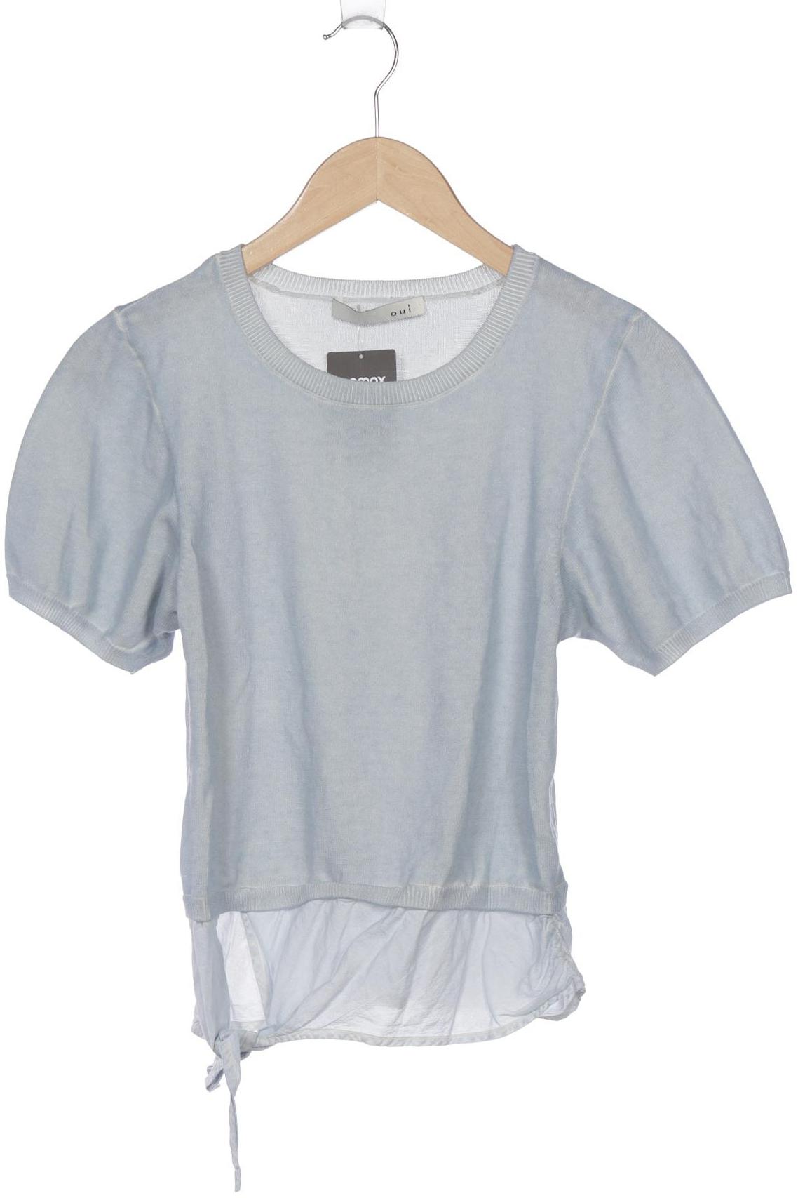 

Oui Damen Bluse, hellblau, Gr. 36