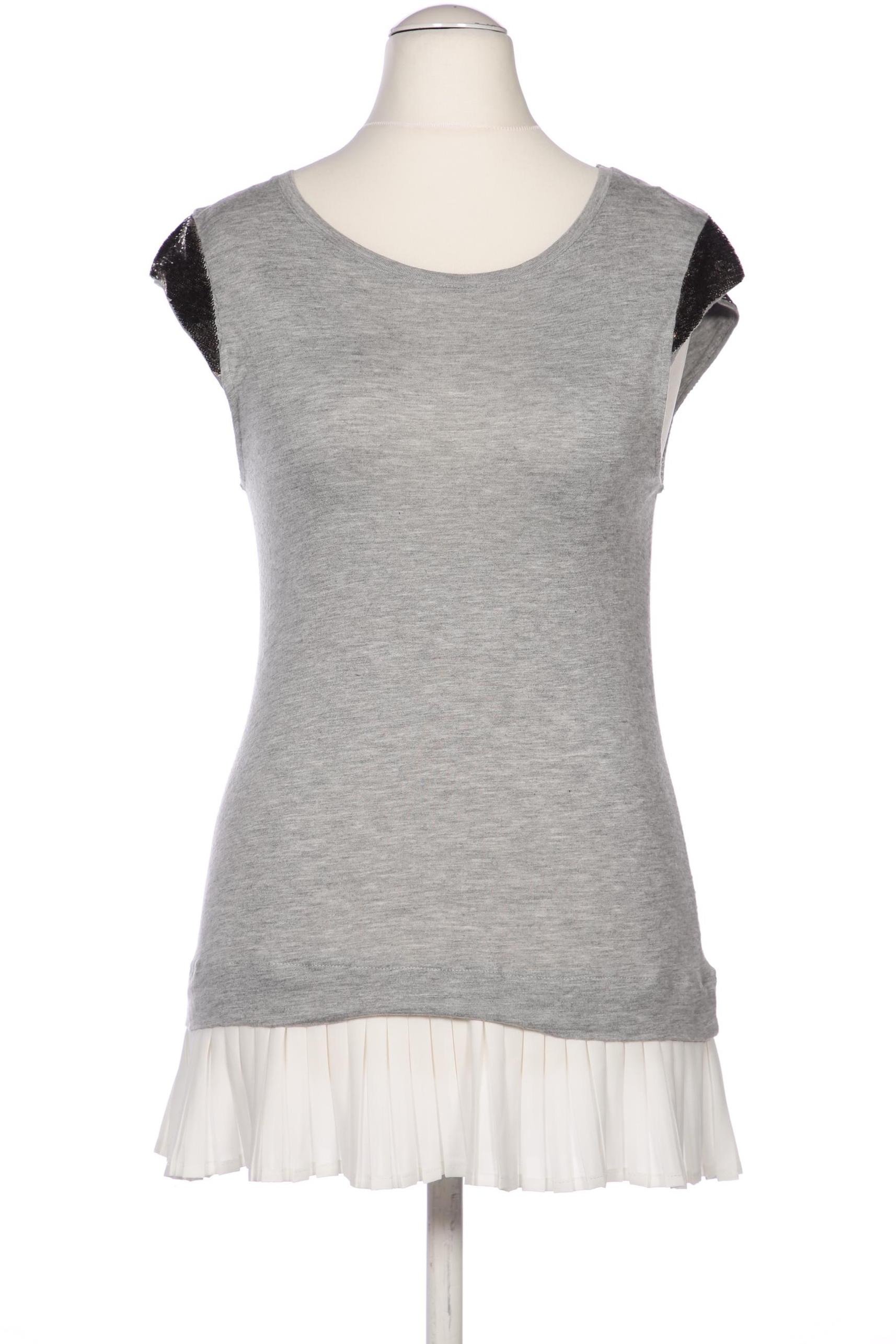 

Oui Damen Bluse, grau, Gr. 34