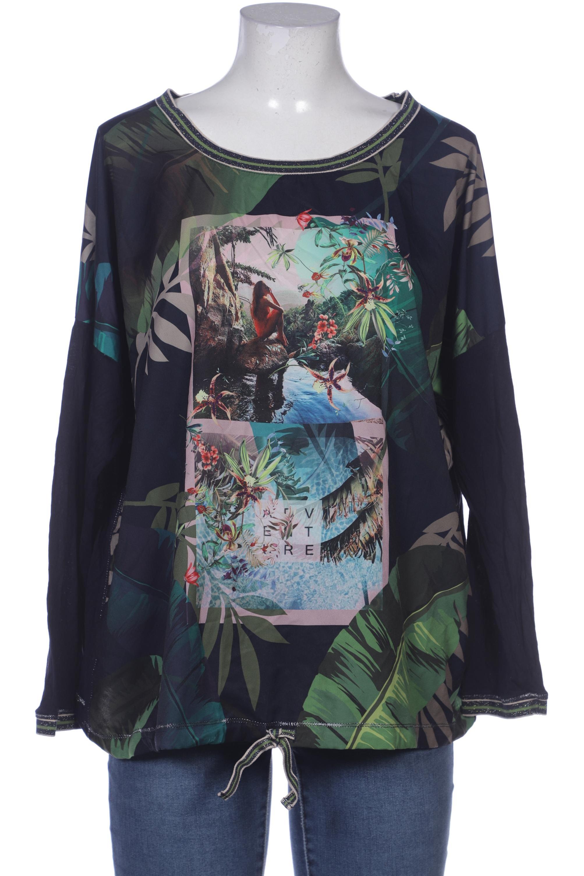 

Oui Damen Bluse, marineblau, Gr. 44