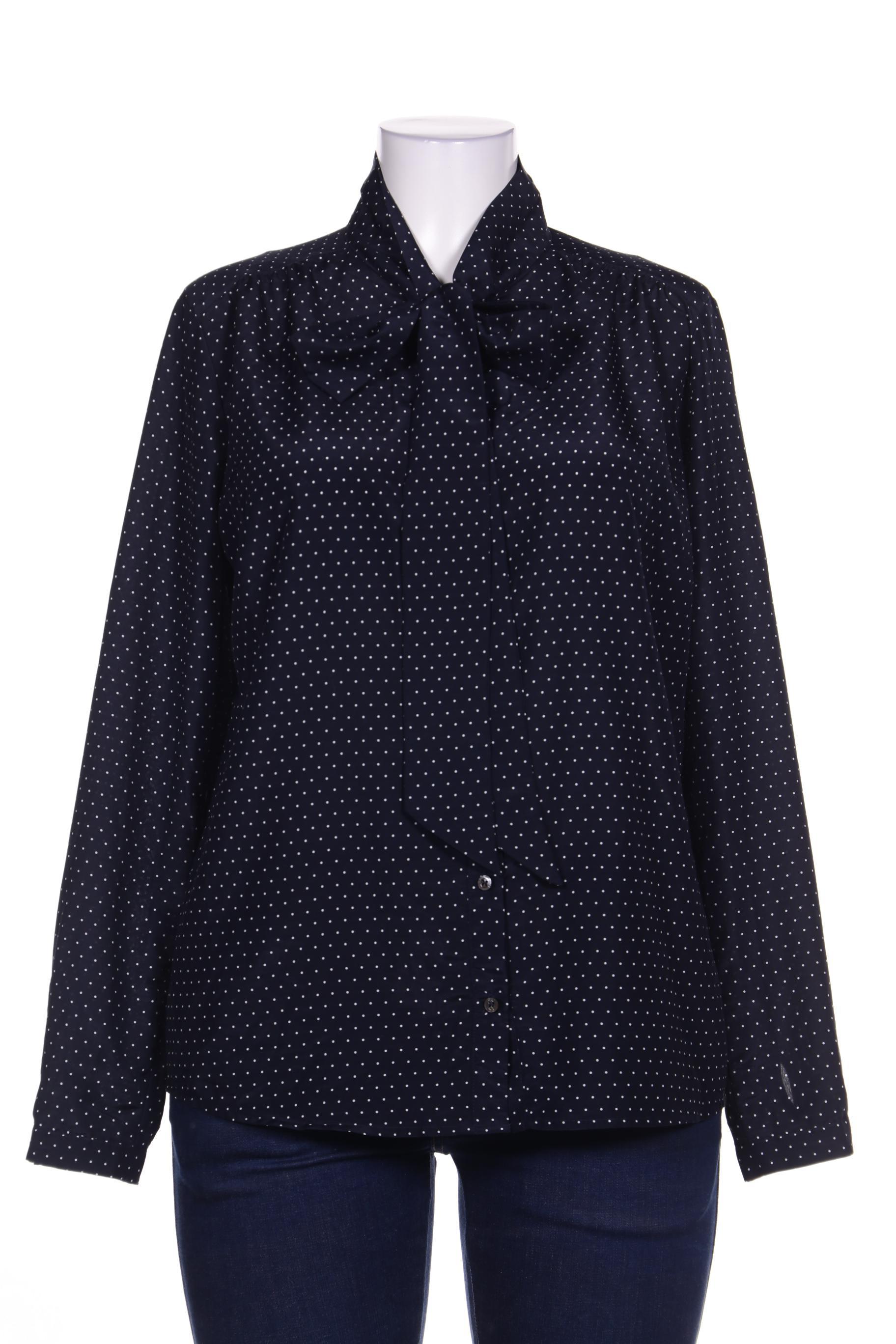 

Oui Damen Bluse, marineblau, Gr. 44