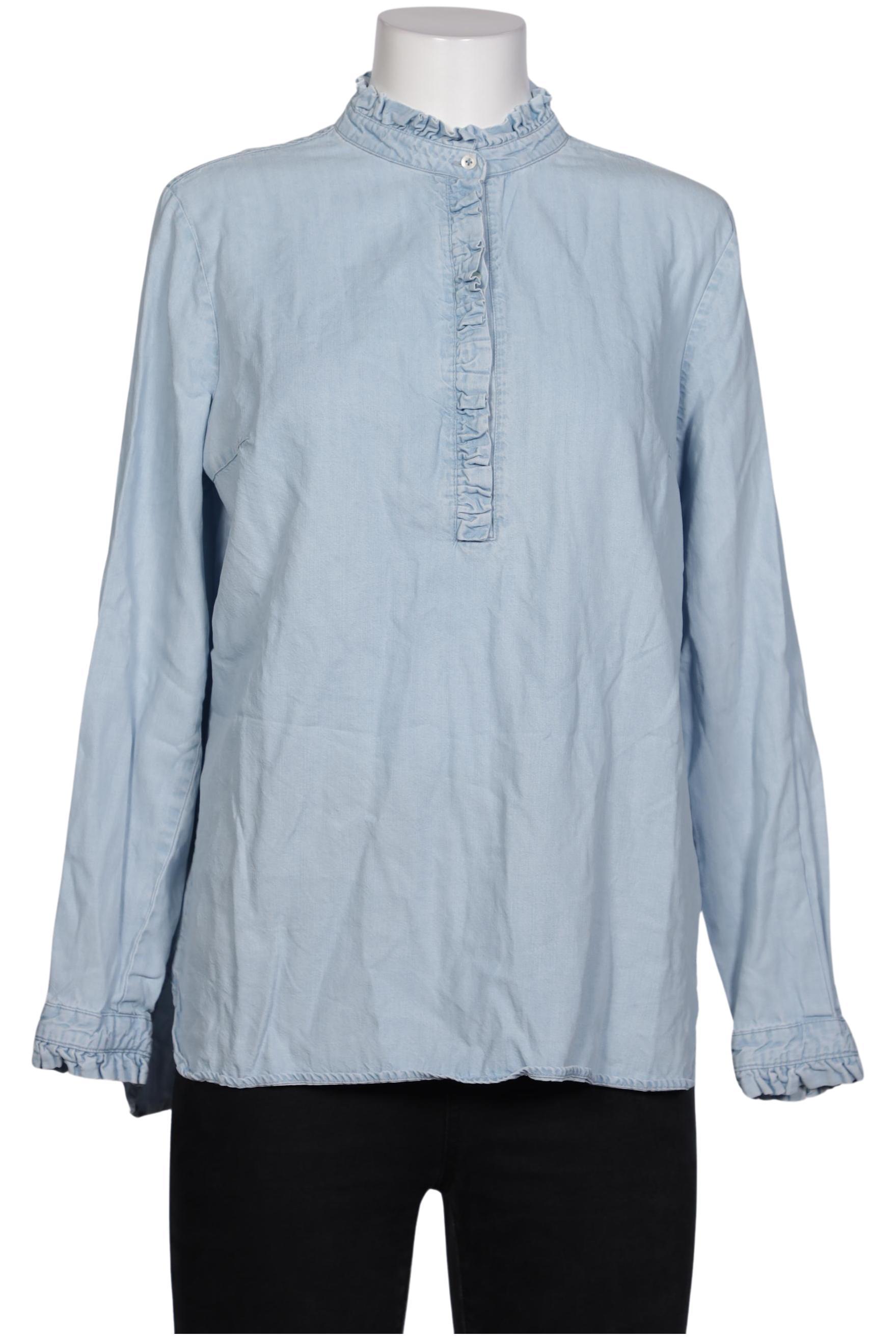 

Oui Damen Bluse, blau, Gr. 42