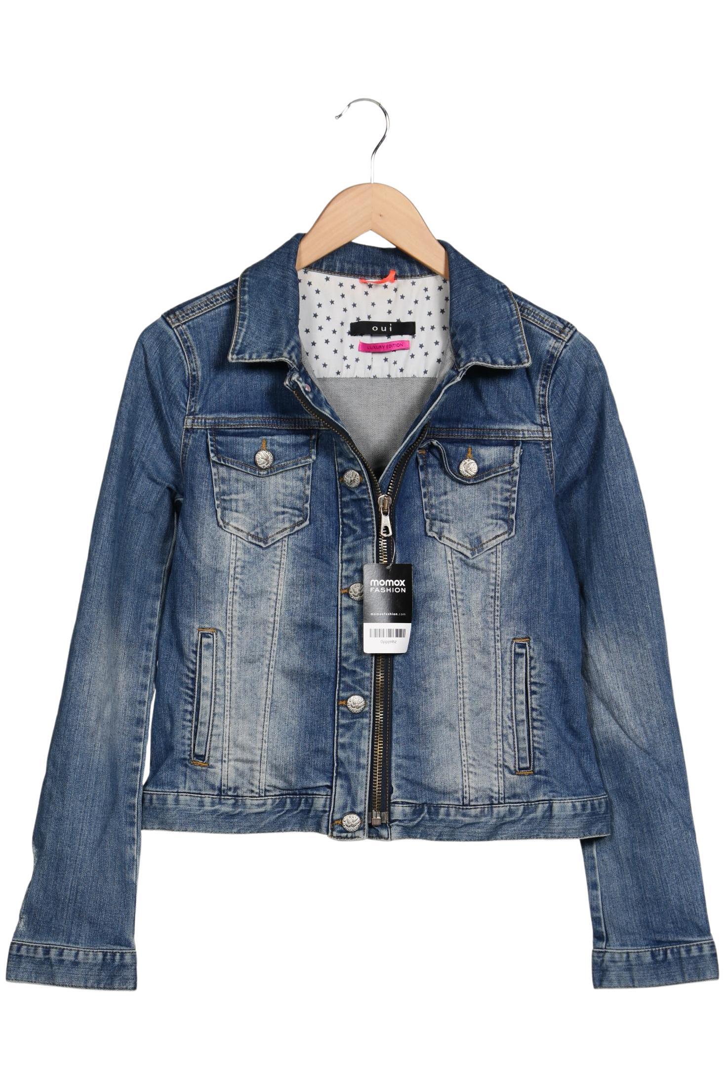 

Oui Damen Jacke, blau, Gr. 38