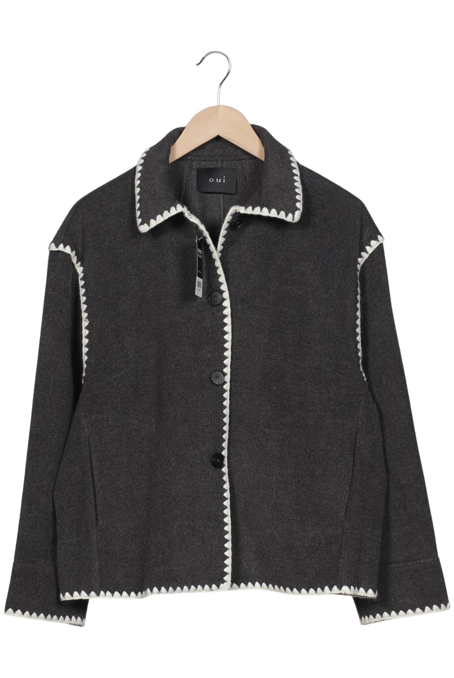 

Oui Damen Jacke, grau, Gr. 44