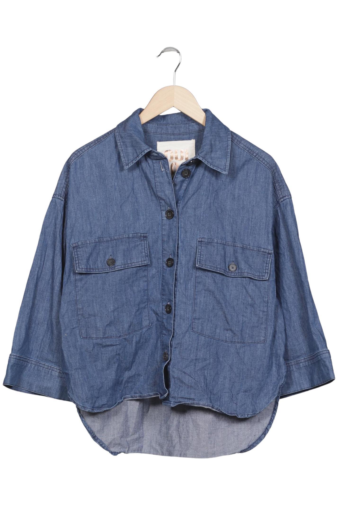 

Oui Damen Jacke, blau, Gr. 44