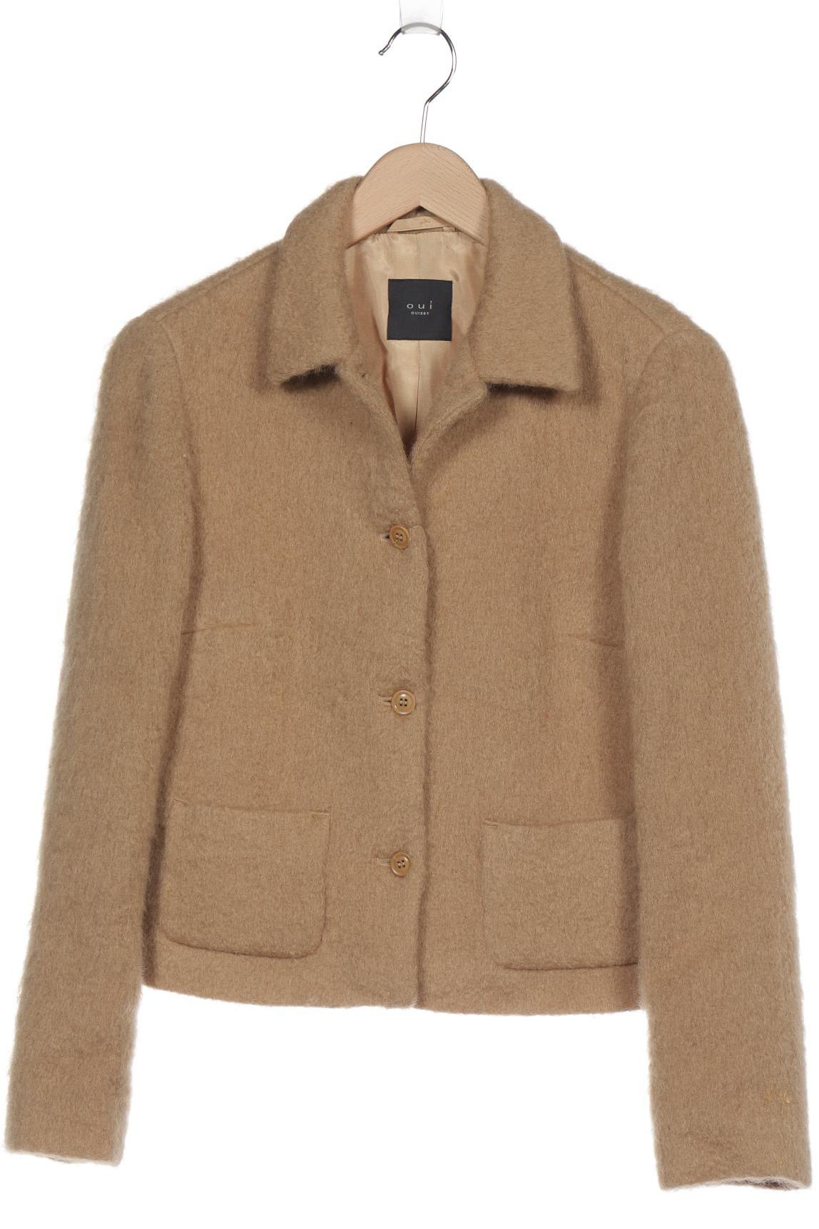

Oui Damen Jacke, beige, Gr. 36