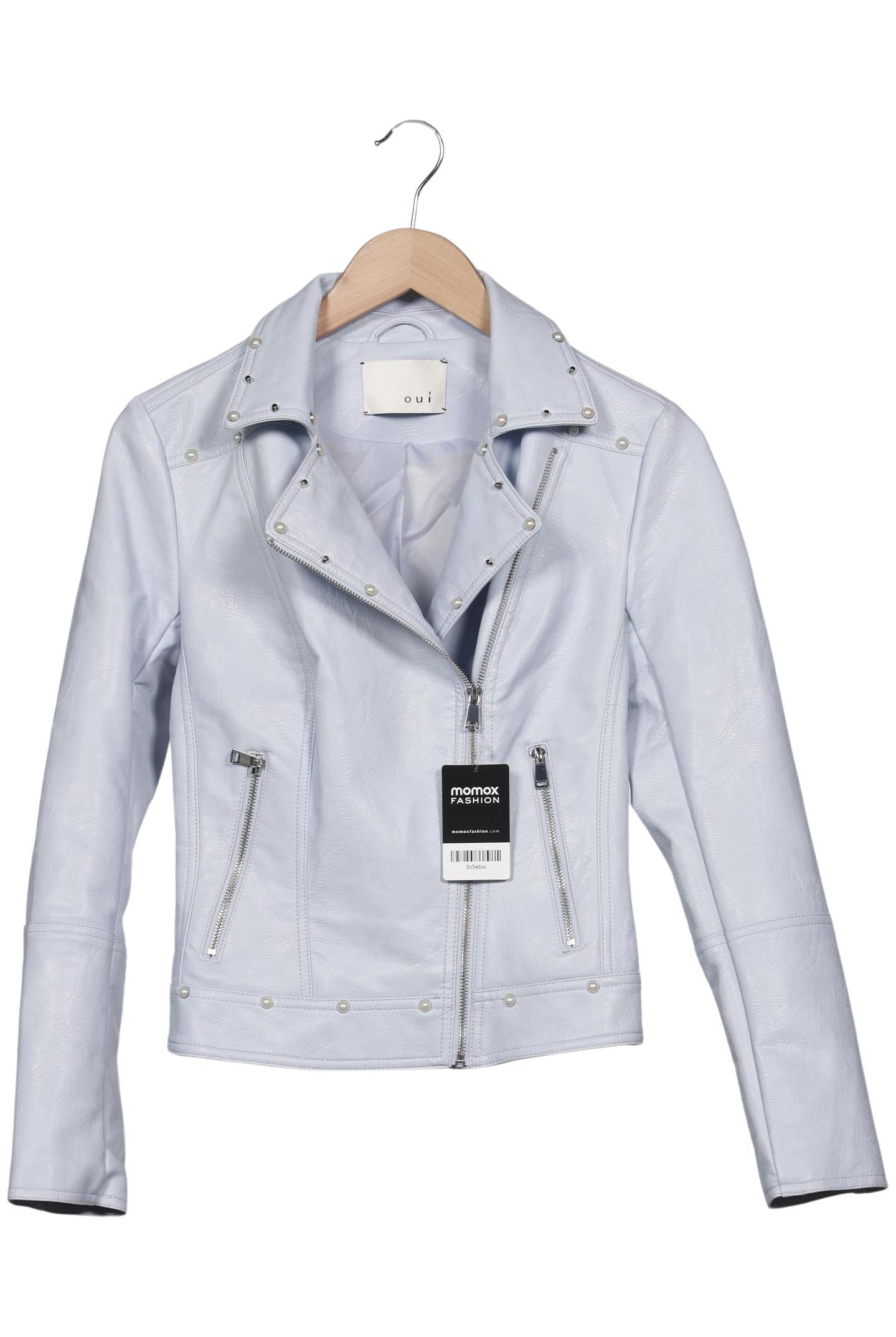 

Oui Damen Jacke, hellblau, Gr. 34