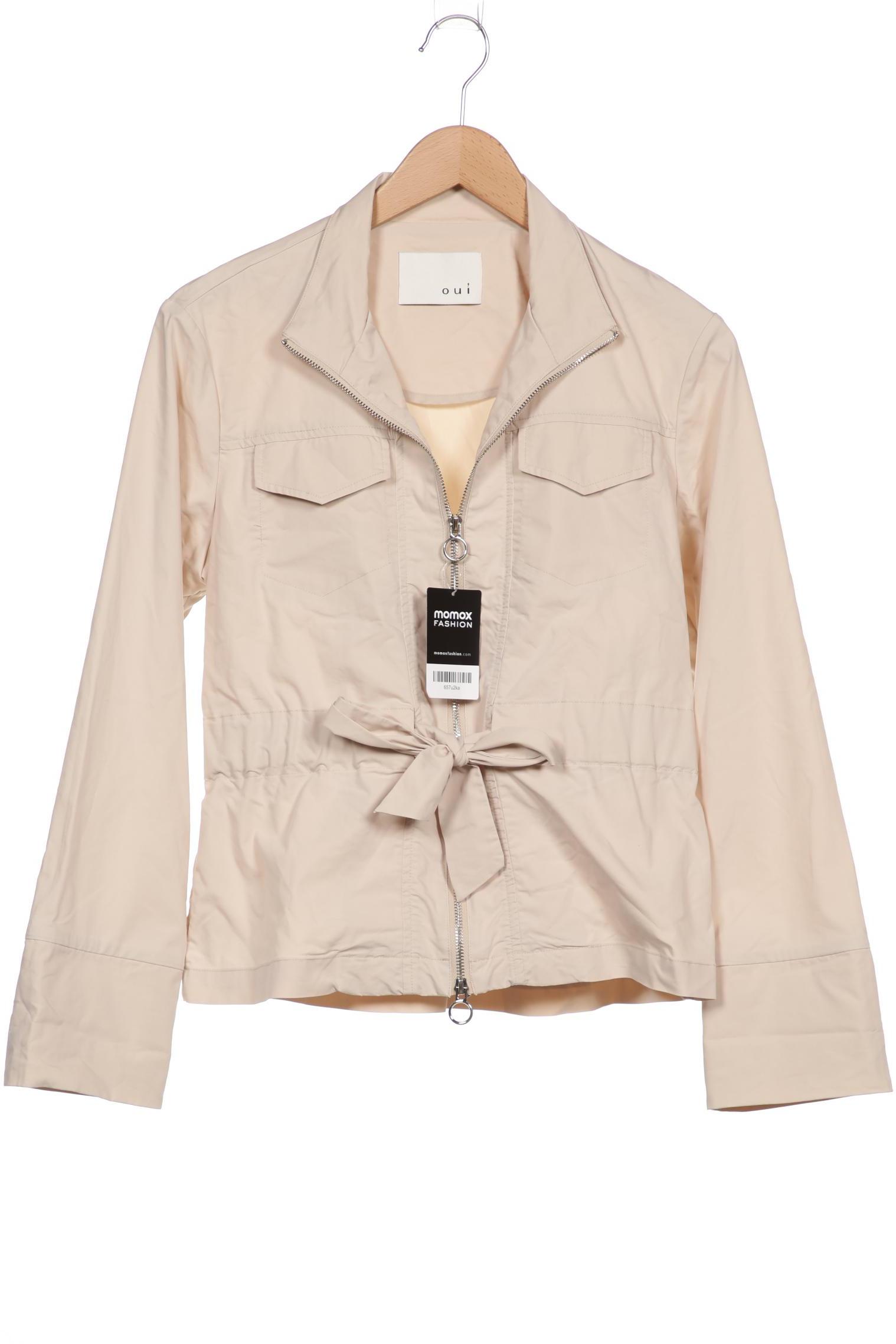 

Oui Damen Jacke, beige, Gr. 38