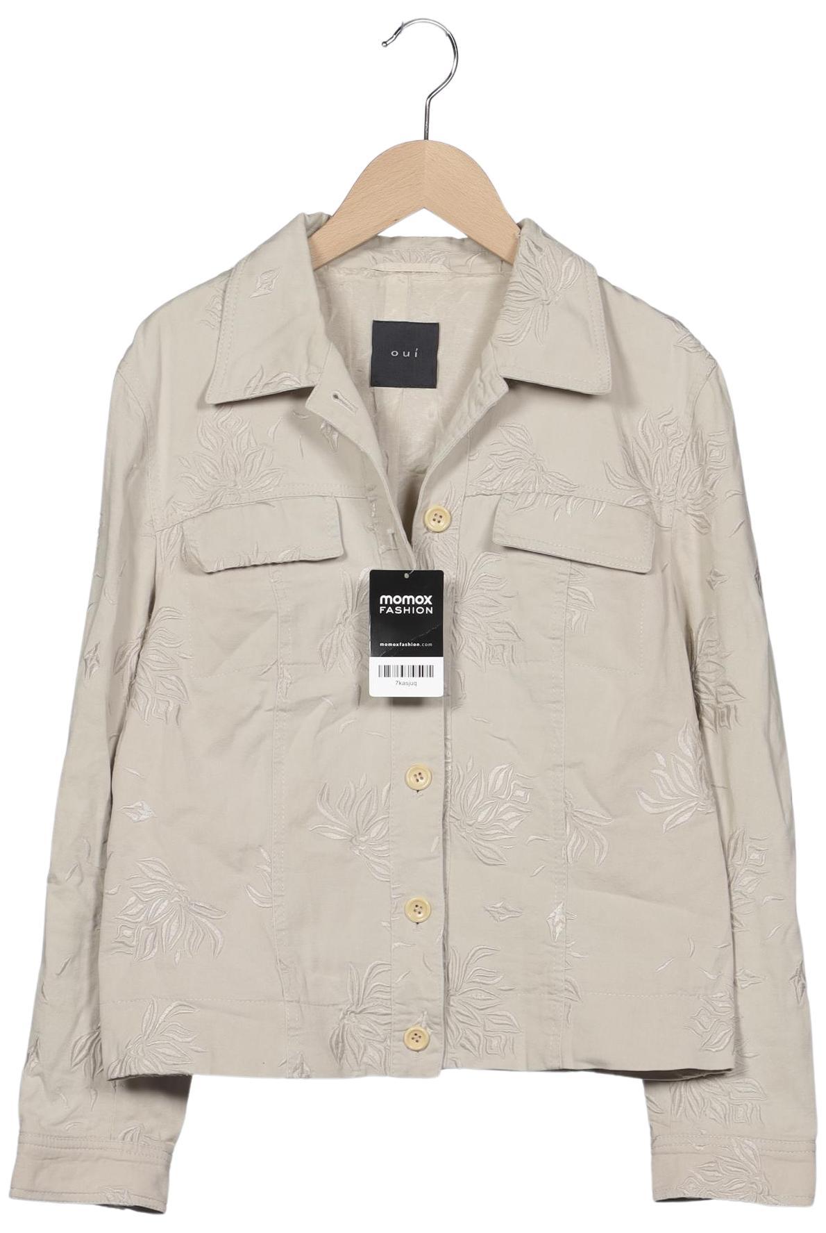 

Oui Damen Jacke, beige, Gr. 36