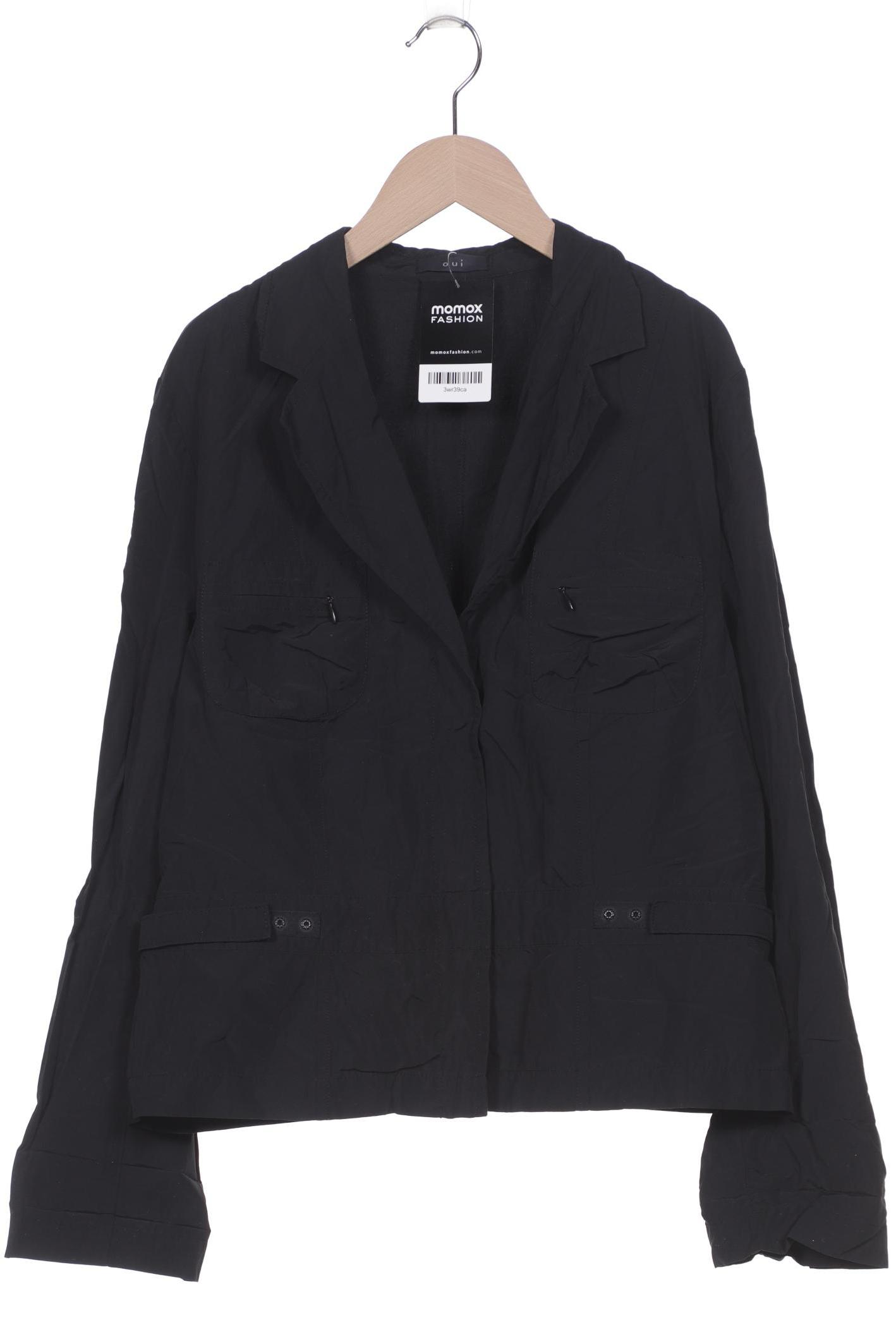 

Oui Damen Jacke, schwarz, Gr. 44