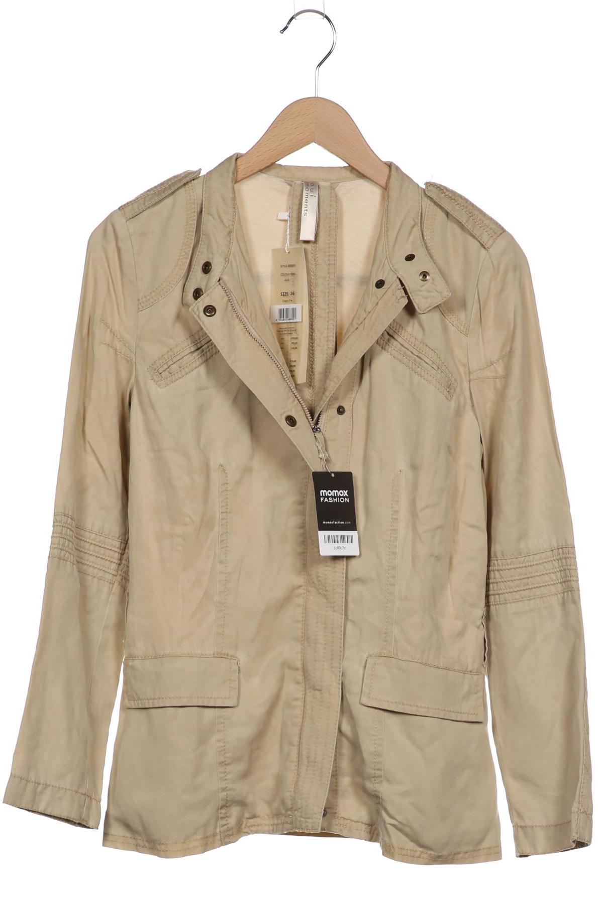 

Oui Damen Jacke, beige, Gr. 36