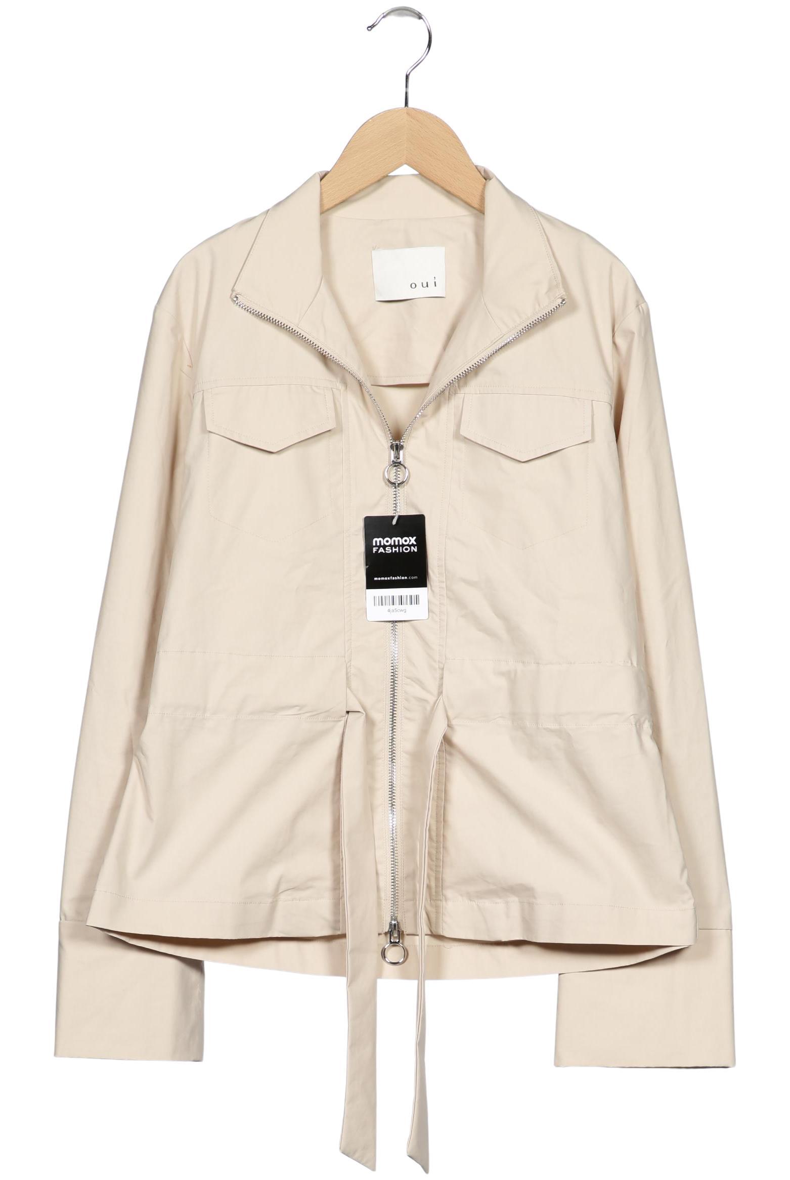 

Oui Damen Jacke, beige, Gr. 38