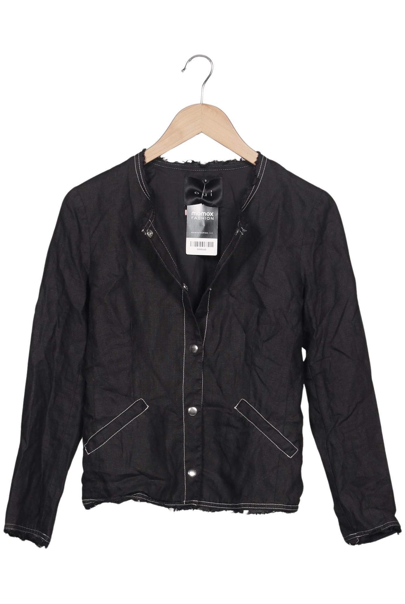 

Oui Damen Jacke, schwarz, Gr. 36