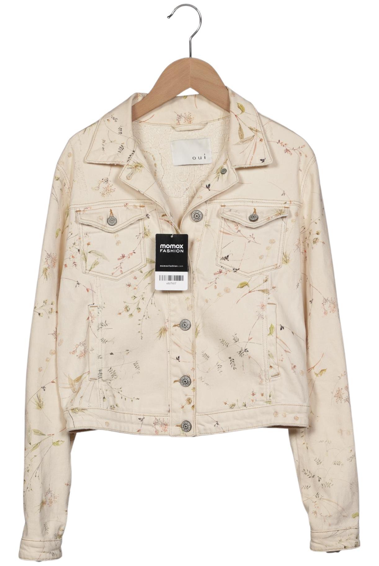 

Oui Damen Jacke, cremeweiß, Gr. 36