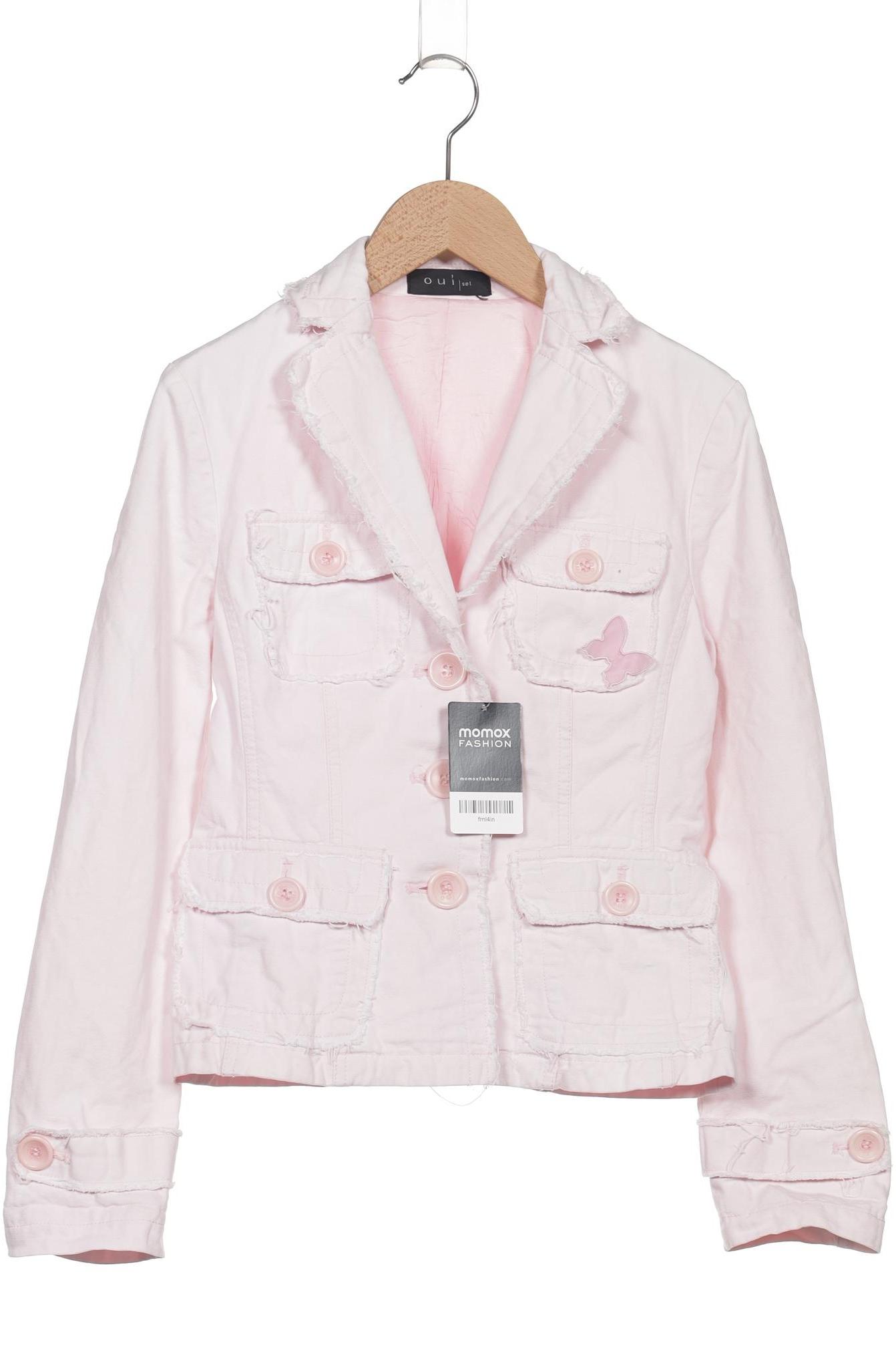 

Oui Damen Jacke, pink, Gr. 34