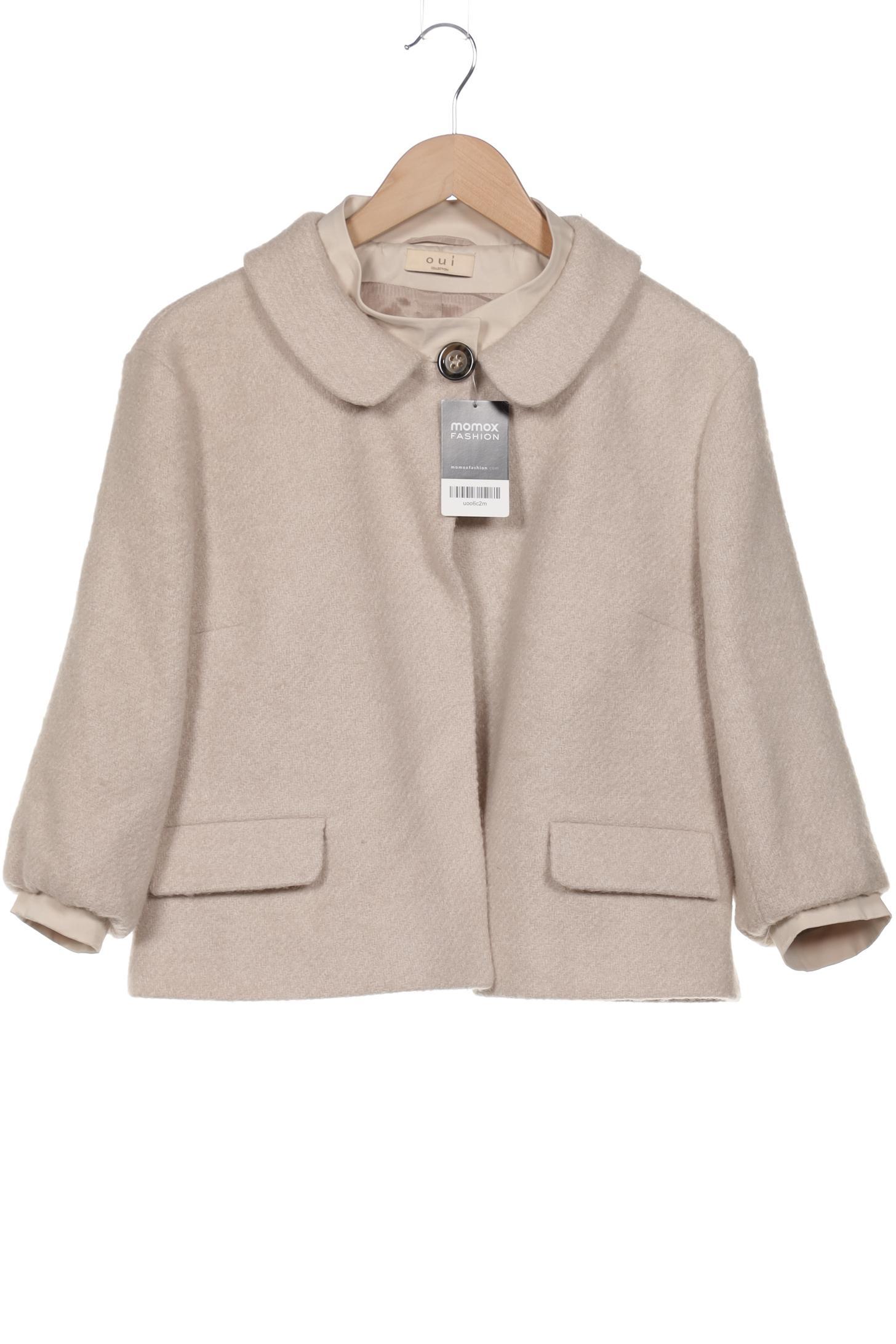 

Oui Damen Jacke, beige, Gr. 40