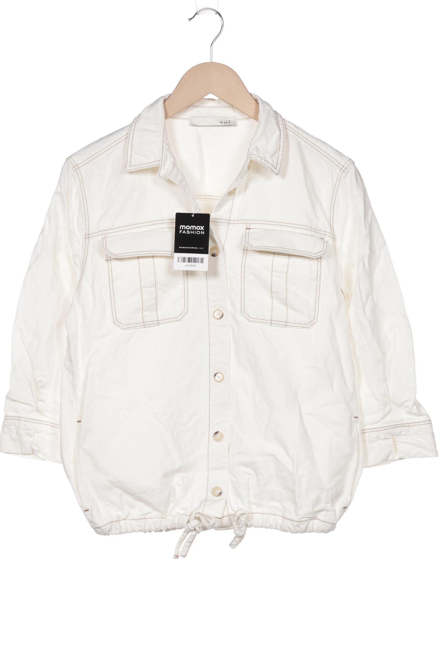

Oui Damen Jacke, cremeweiß