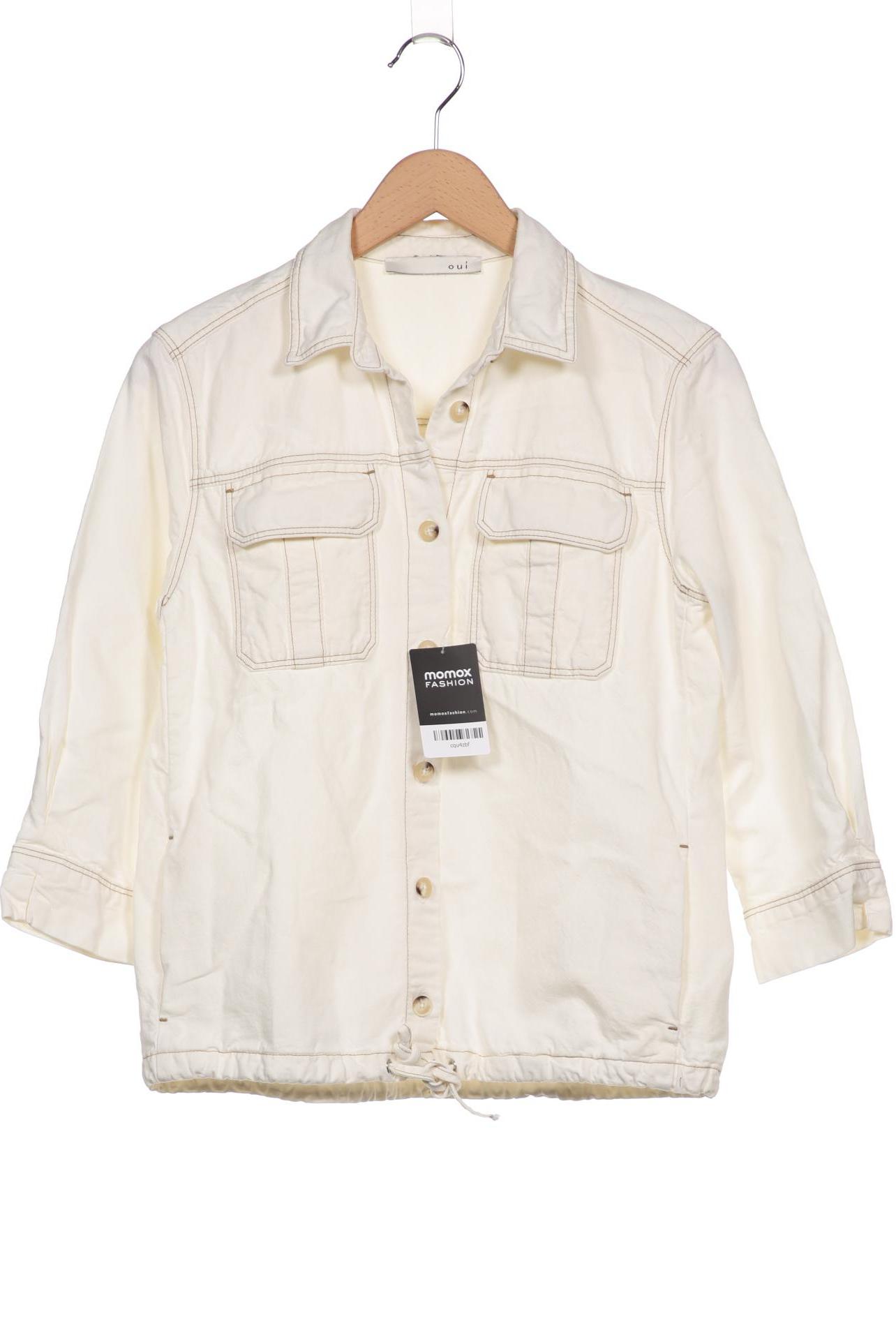 

Oui Damen Jacke, cremeweiß, Gr. 34