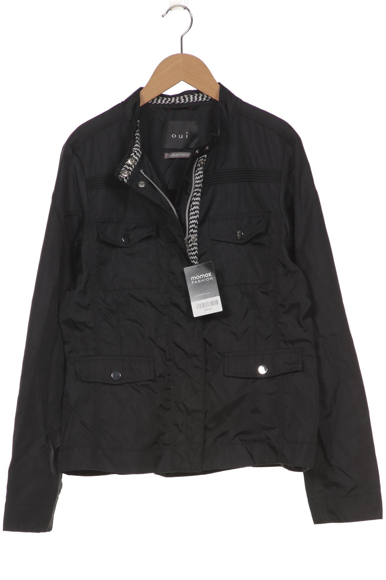 

Oui Damen Jacke, schwarz