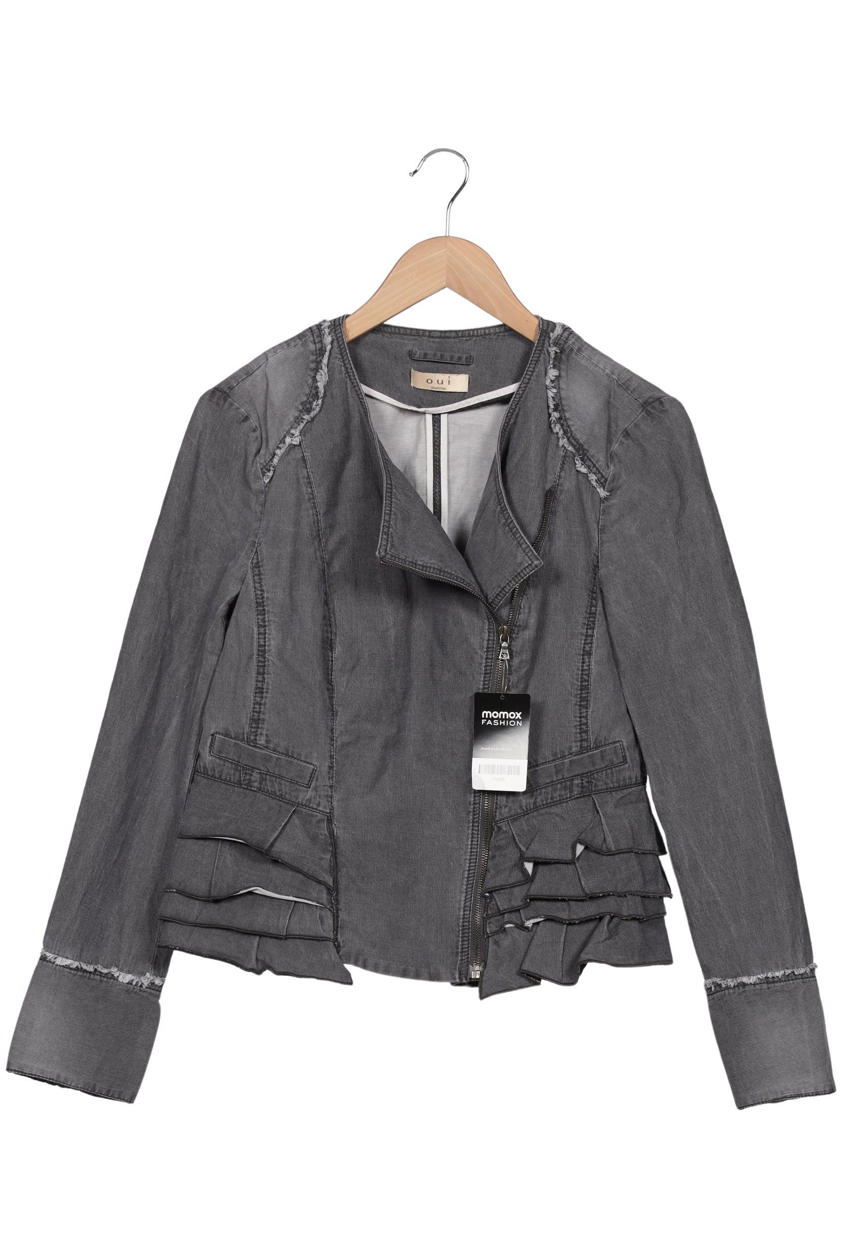 

Oui Damen Jacke, grau, Gr. 36