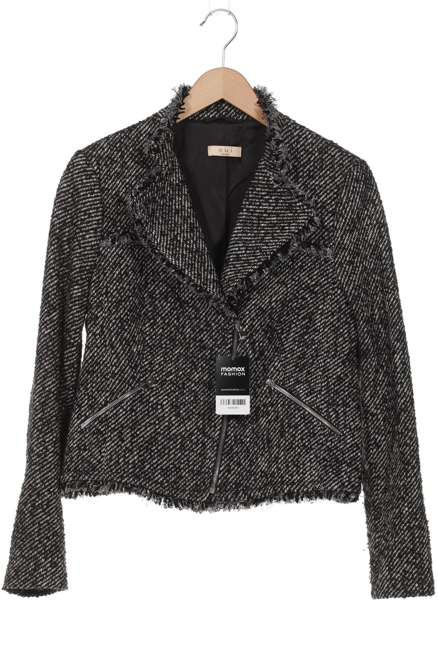 

Oui Damen Jacke, schwarz, Gr. 42